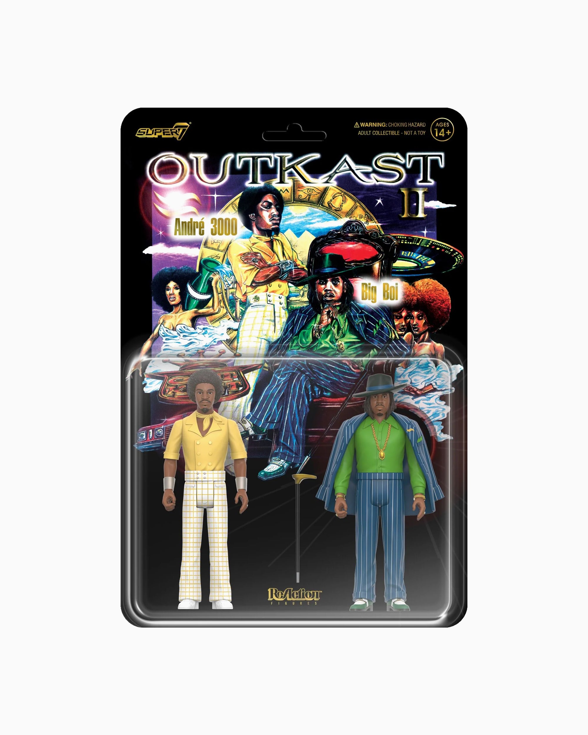 Art Toys Super7 ReAction OutKast Aquemini - S7MOUTKAQ