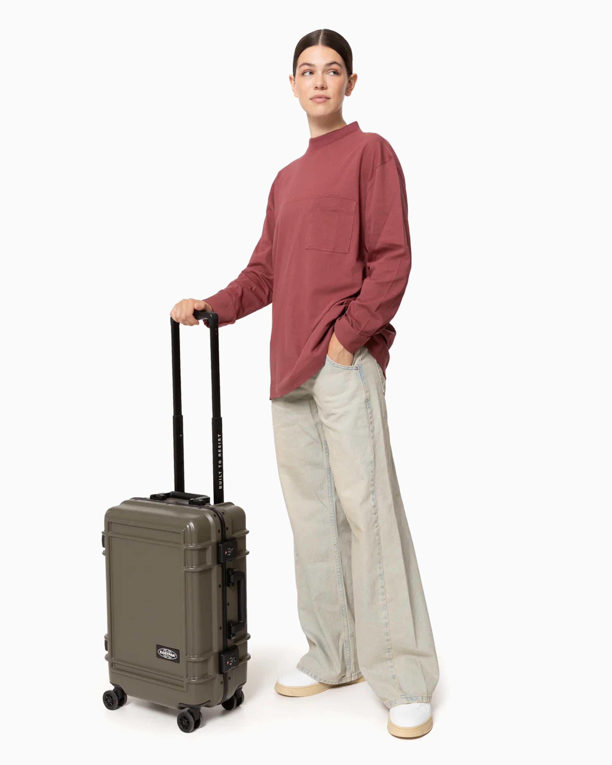 Backpacks and Suitcases Eastpak Resist'r Luggage Case (S) Unisex Suitcase - EK0A5BJEJ321