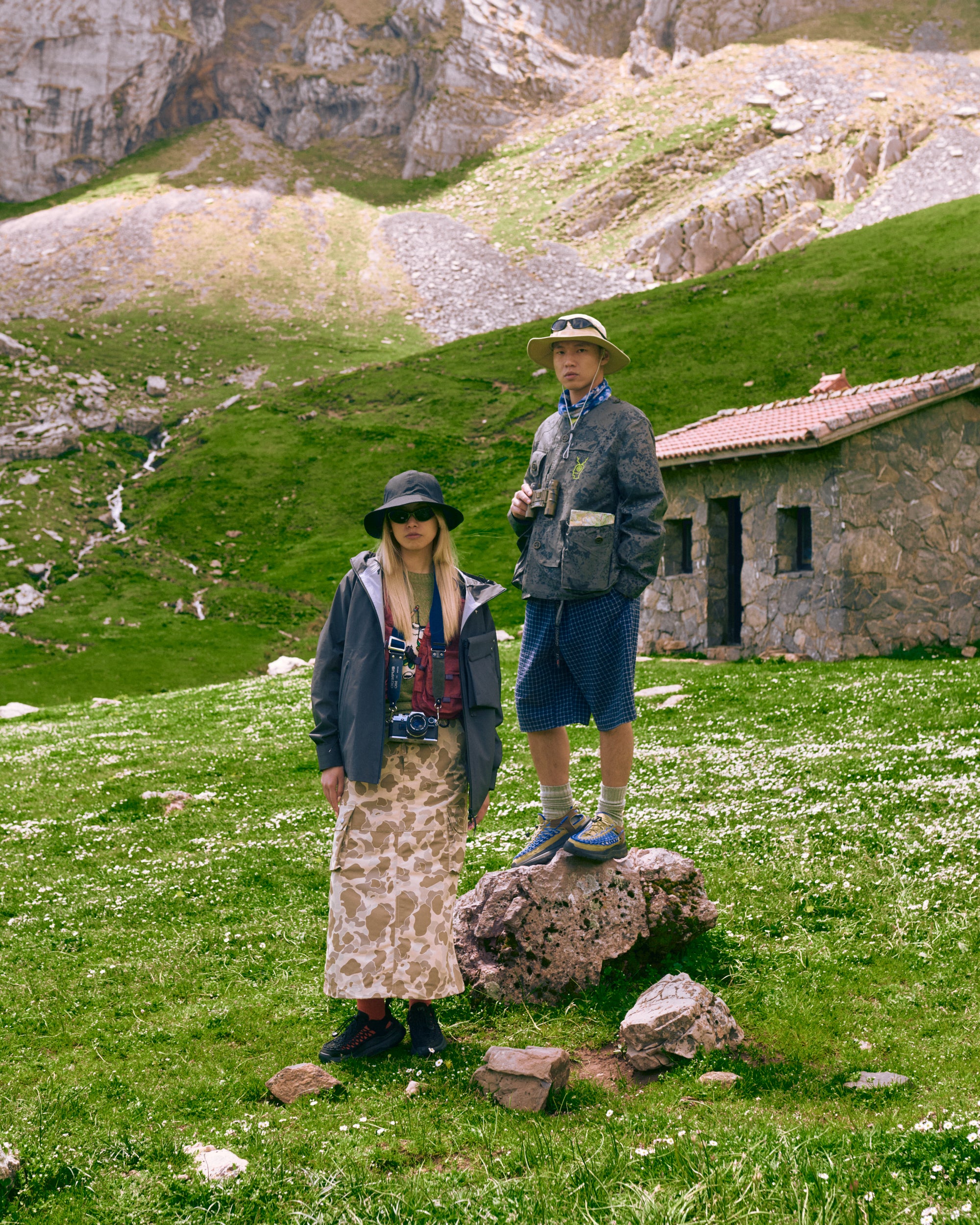 Beanies & Hats Brain Dead Fishing Unisex Bucket Hat - S25H020042-BLK