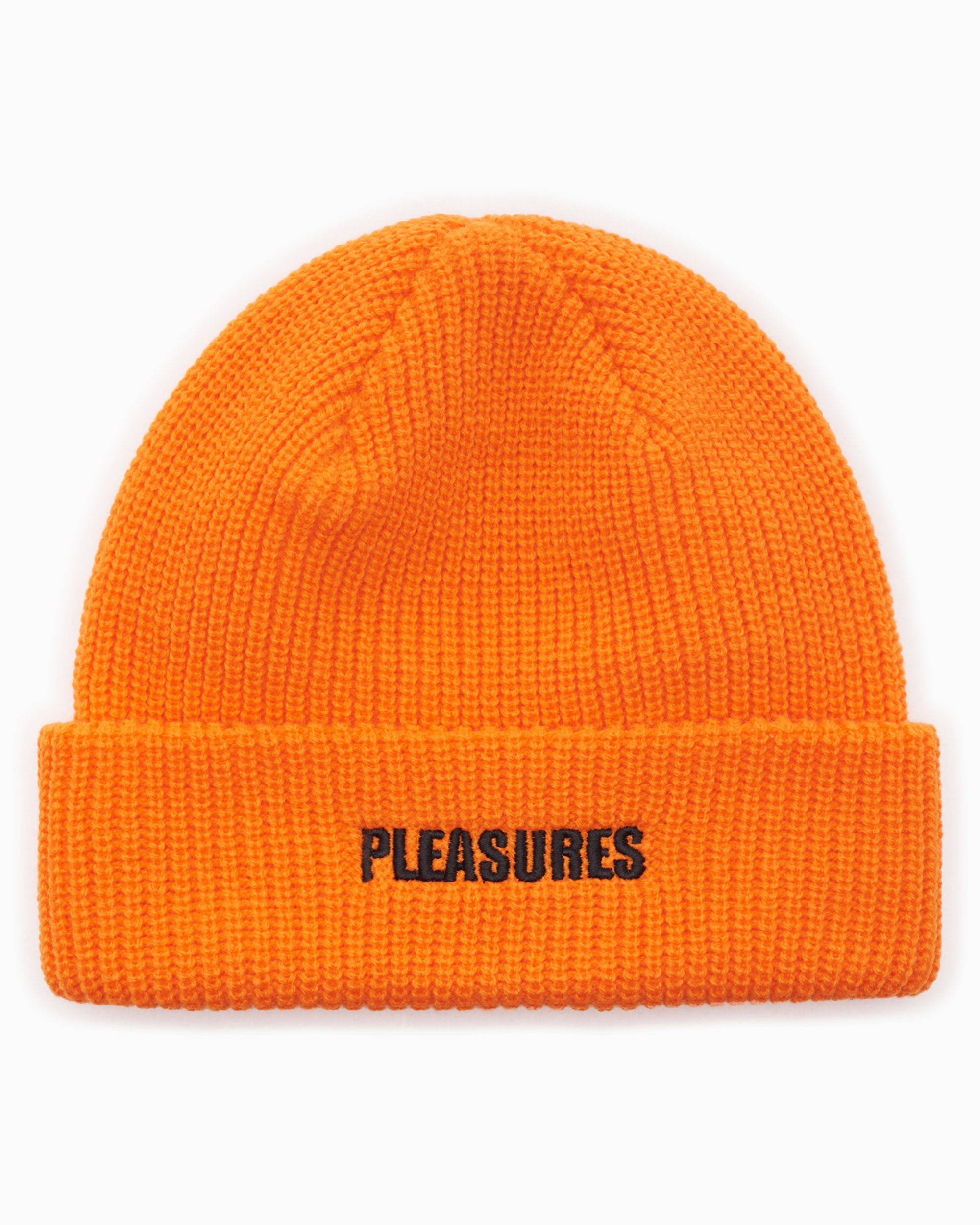 Beanies & Hats Pleasures Everyday Unisex Knit Beanie - P23F073-ORANGE