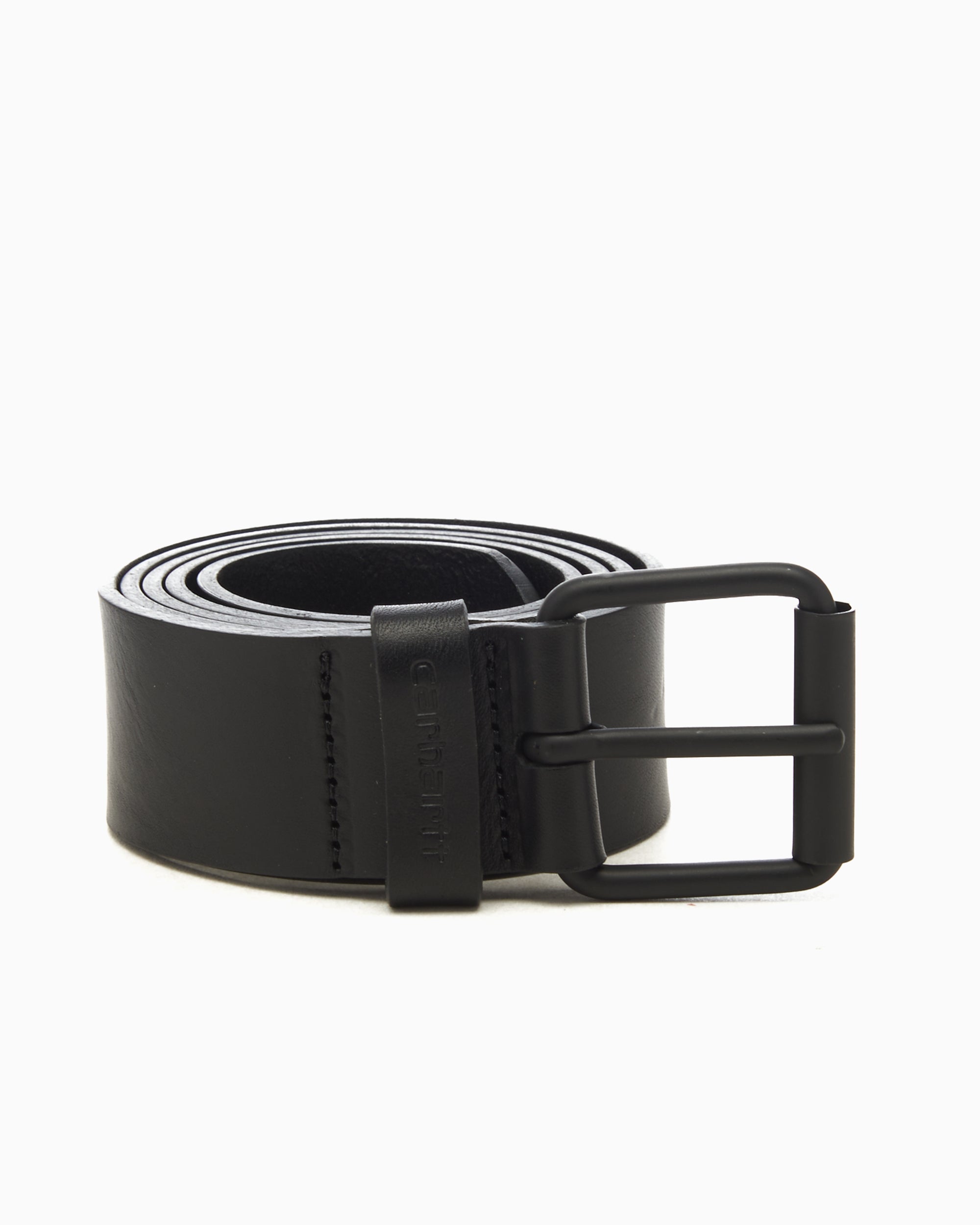 Belts Carhartt WIP Script Leather Unisex Belt - I030992-00EXX