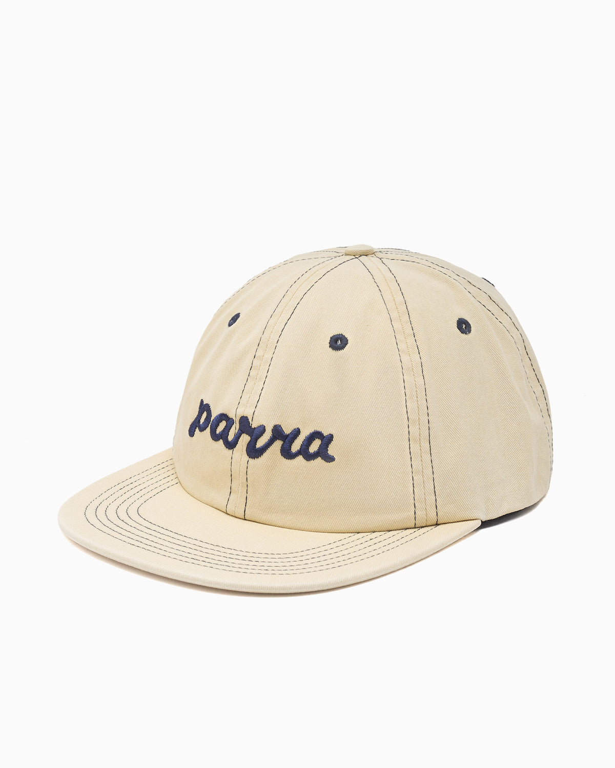 Caps by Parra Lowercase Scriptlogo Unisex Cap - 56374-Natural