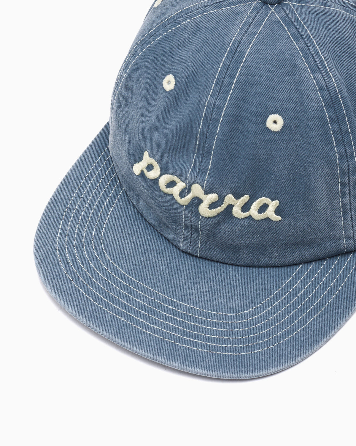 Caps by Parra Lowercase Scriptlogo Unisex Cap - 56375-Blue