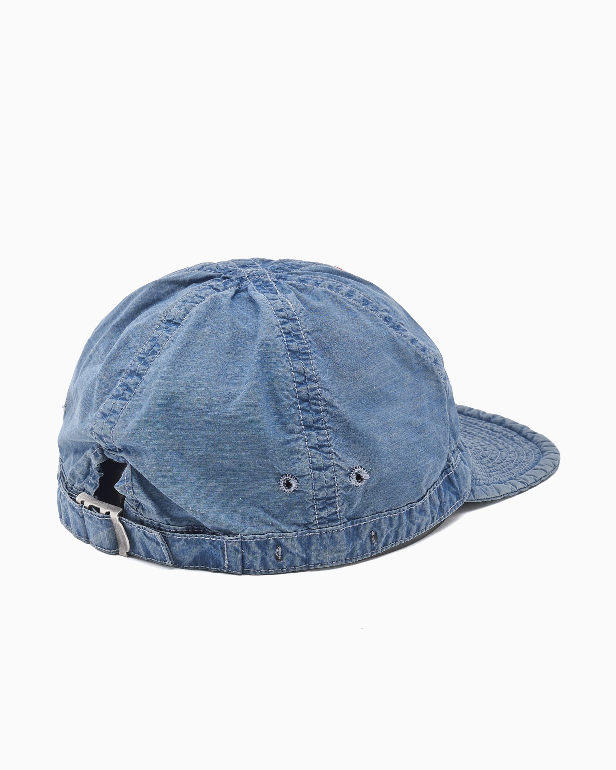 Caps CP Company 50 Fili Indigo Bleached Unisex Cap - 20CMAC285A110288B-D11