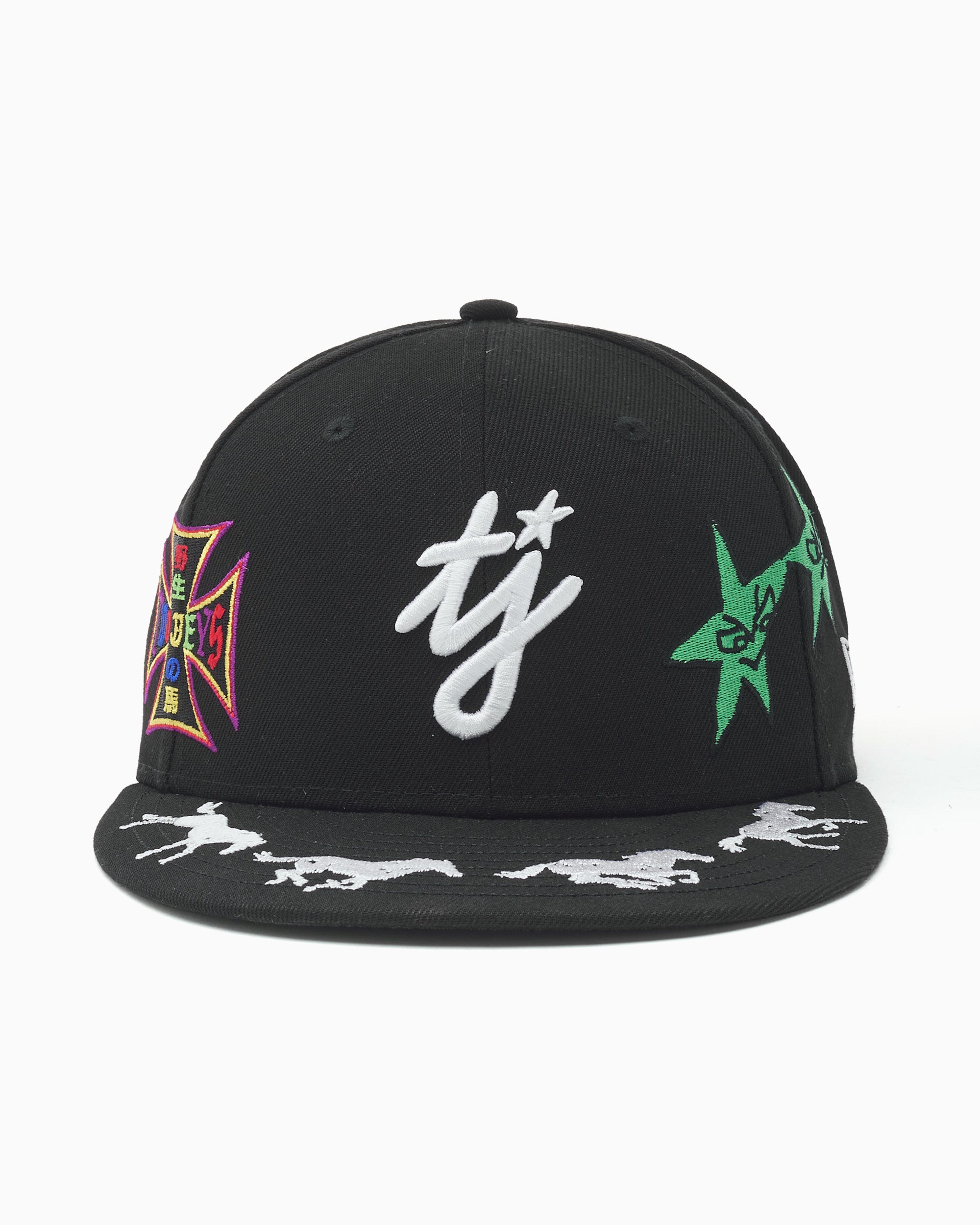 Caps TwoJeys x New Era 59FIFTY Embroidered Unisex Cap - EMHW0021851-Black