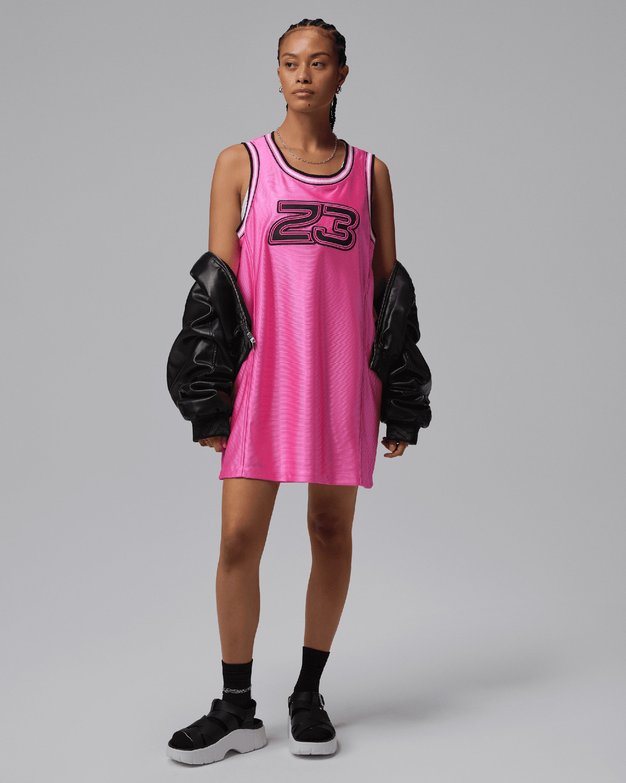 Dresses Jordan Jersey Logo Relaxed Women's Short Dress - IF1122-684