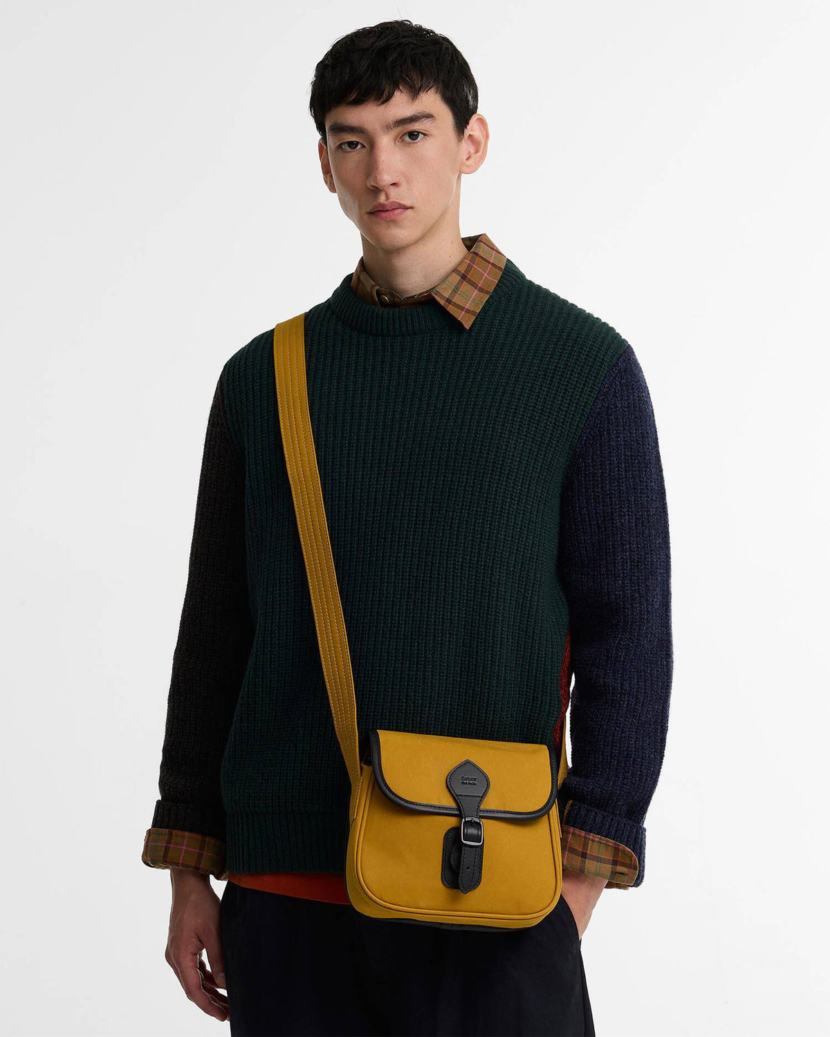 Handbags Barbour x Paul Smith Mini Tarras Unisex Shoulder Bag - UBA0796YE74
