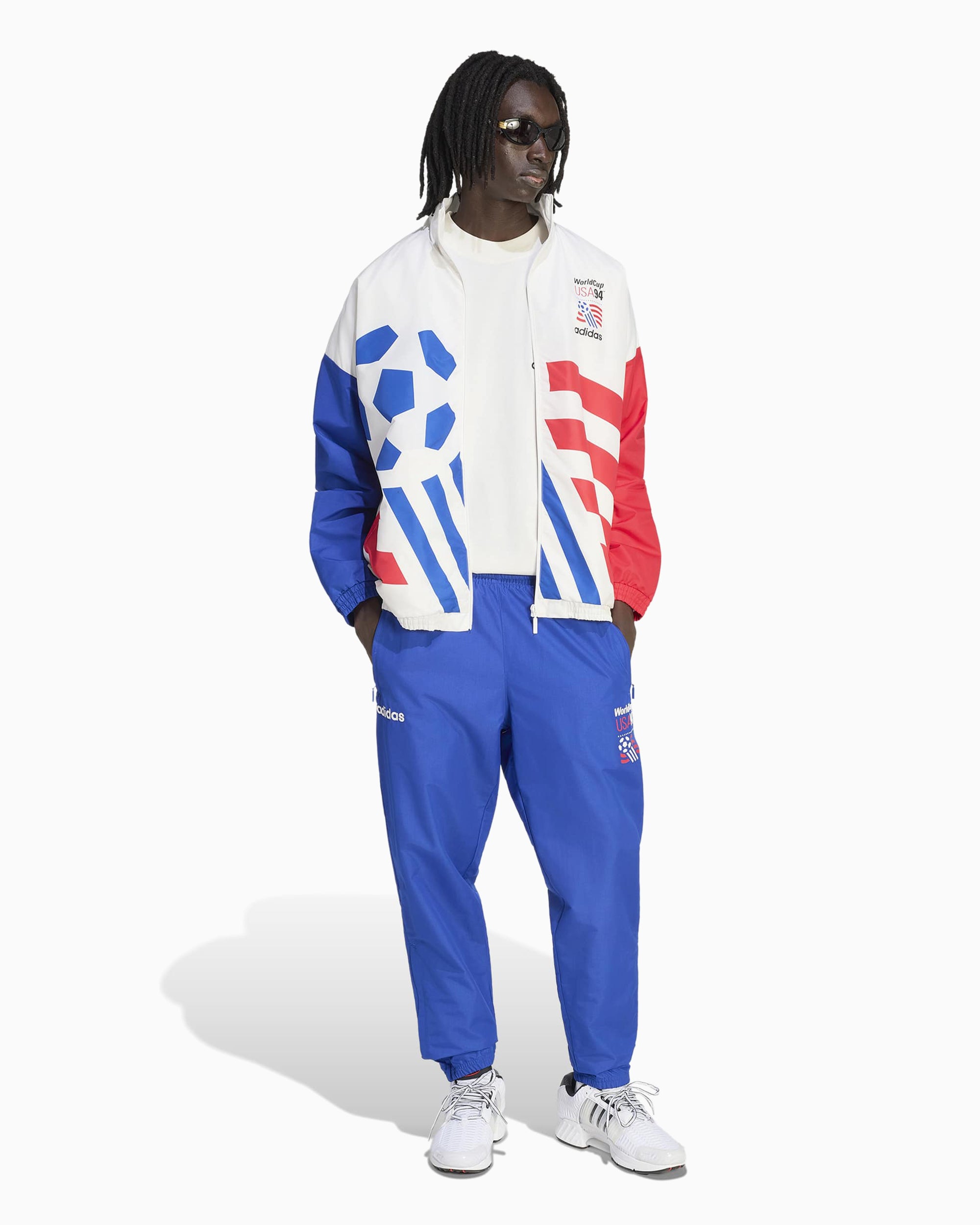 Jackets Coats adidas Originals World Cup USA94 Graphic Relaxed Men's Track Jacket - KC5442