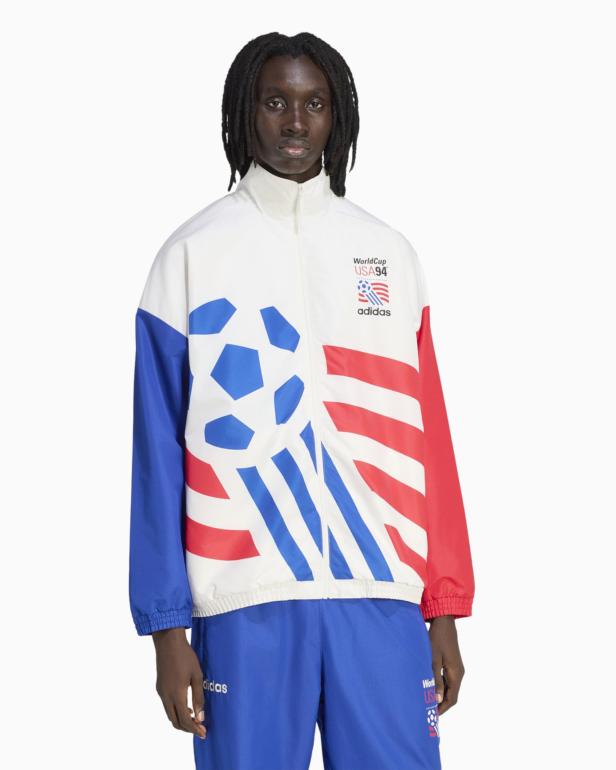 Jackets Coats adidas Originals World Cup USA94 Graphic Relaxed Men's Track Jacket - KC5442