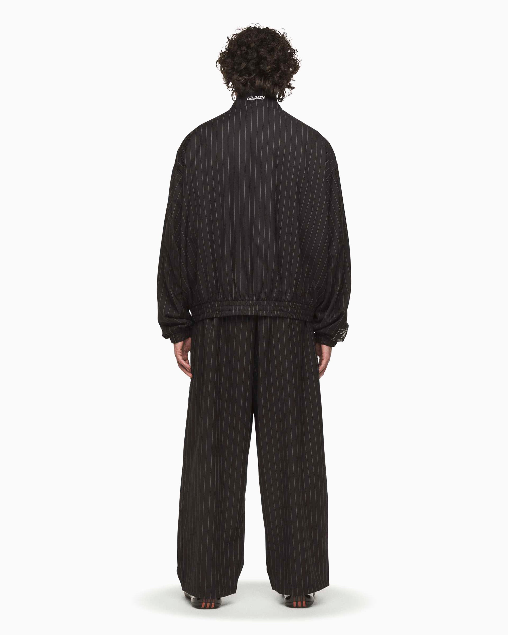 Jackets Coats adidas Originals x Willy Chavarria Pinstripe Striped Boxy Men's Track Jacket - KR8696