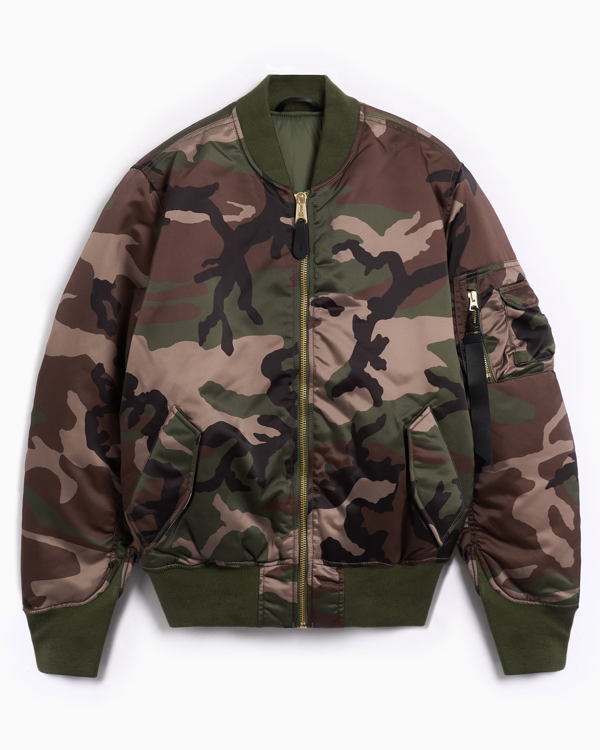 Jackets Coats Alpha Industries MA-1 Base Flight Camo Men's Bomber - 756111C-408
