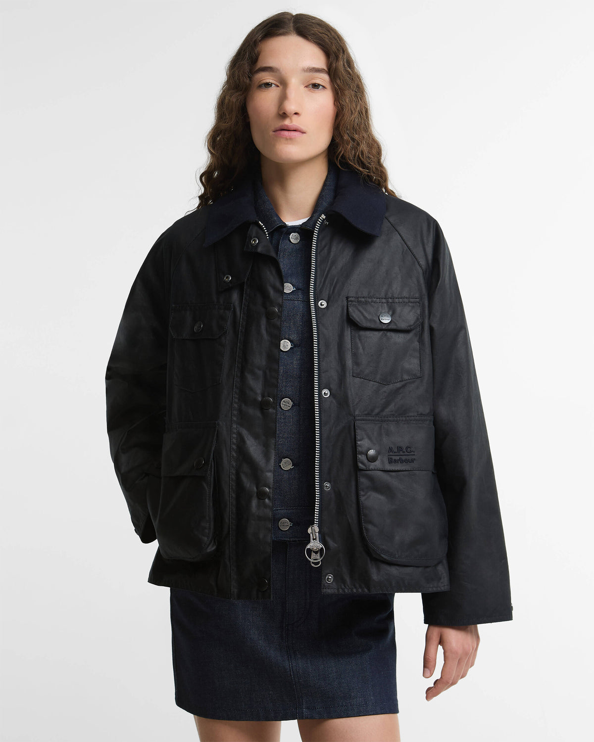 Jackets Coats Barbour x A.P.C Spey Women's Rain Jacket - LWX1598NY91