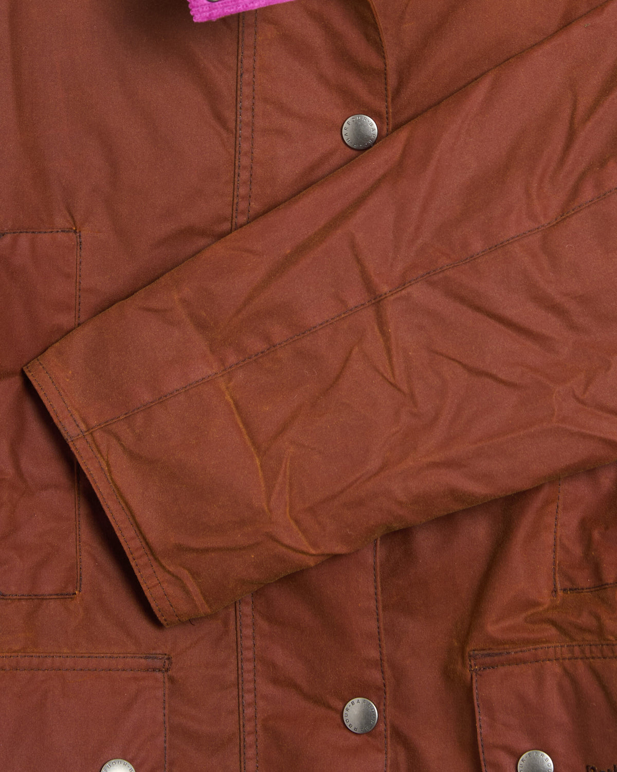 Jackets Coats Barbour x Paul Smith Beaufort Wax Relaxed Women's Rain Jacket - LWX1599BR71