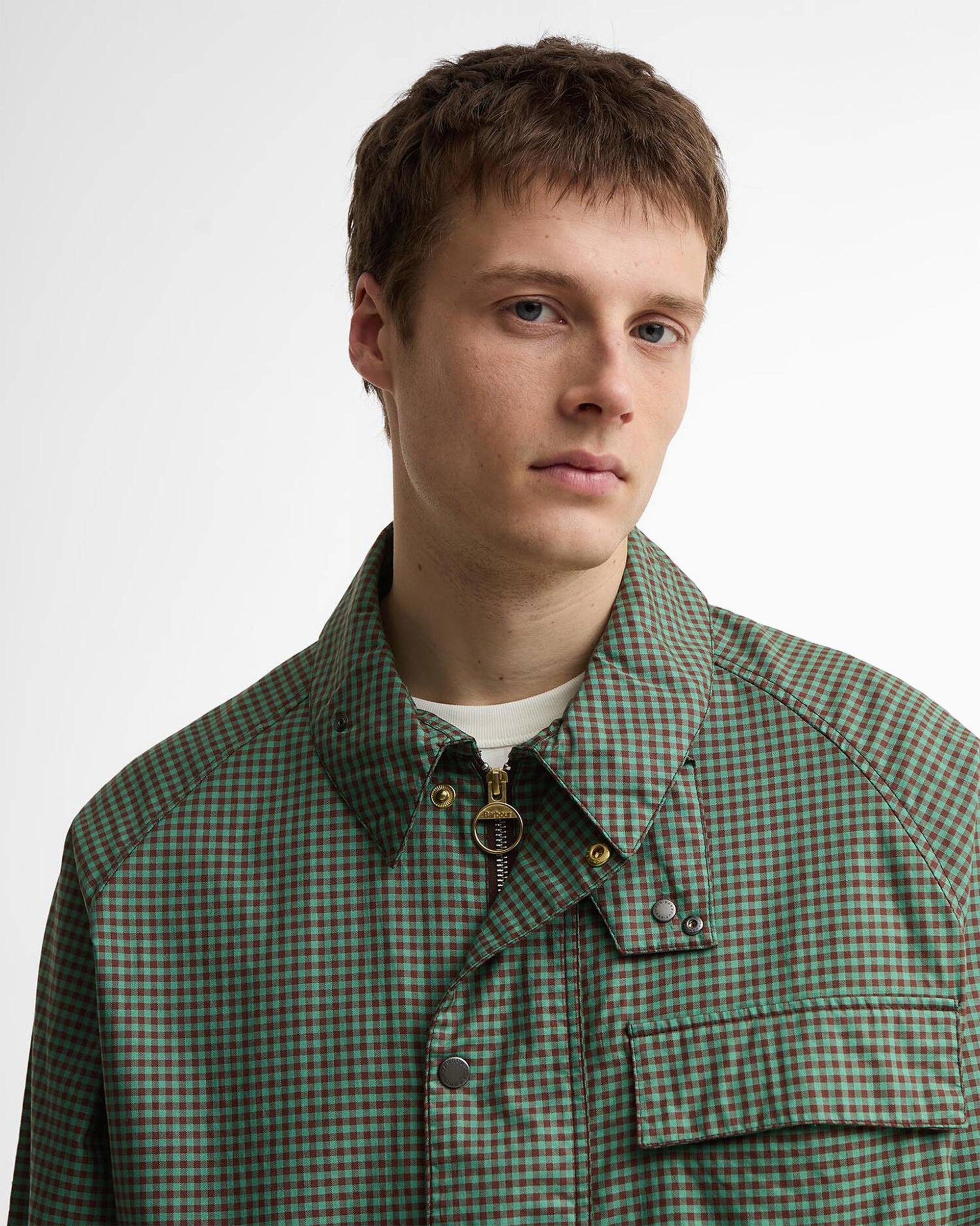 Jackets Coats Barbour x Paul Smith Transport Plaid Oversize Men's Light Jacket - MCA1128GN52