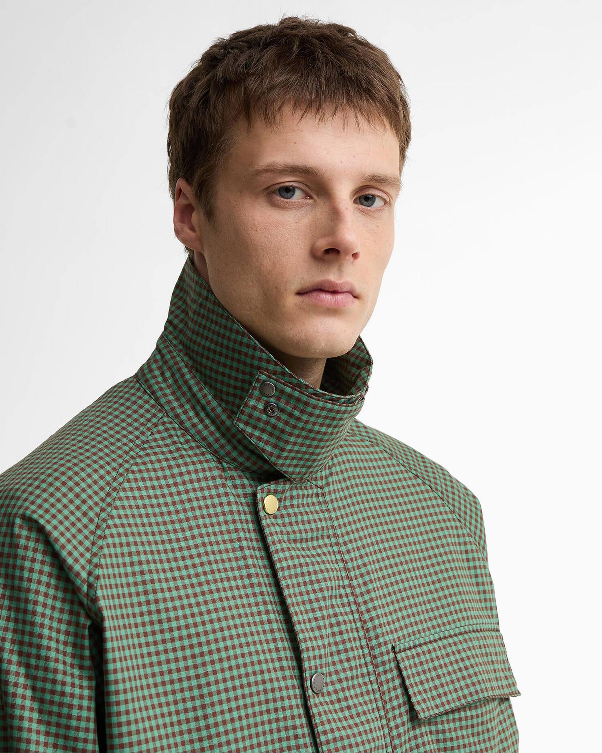 Jackets Coats Barbour x Paul Smith Transport Plaid Oversize Men's Light Jacket - MCA1128GN52