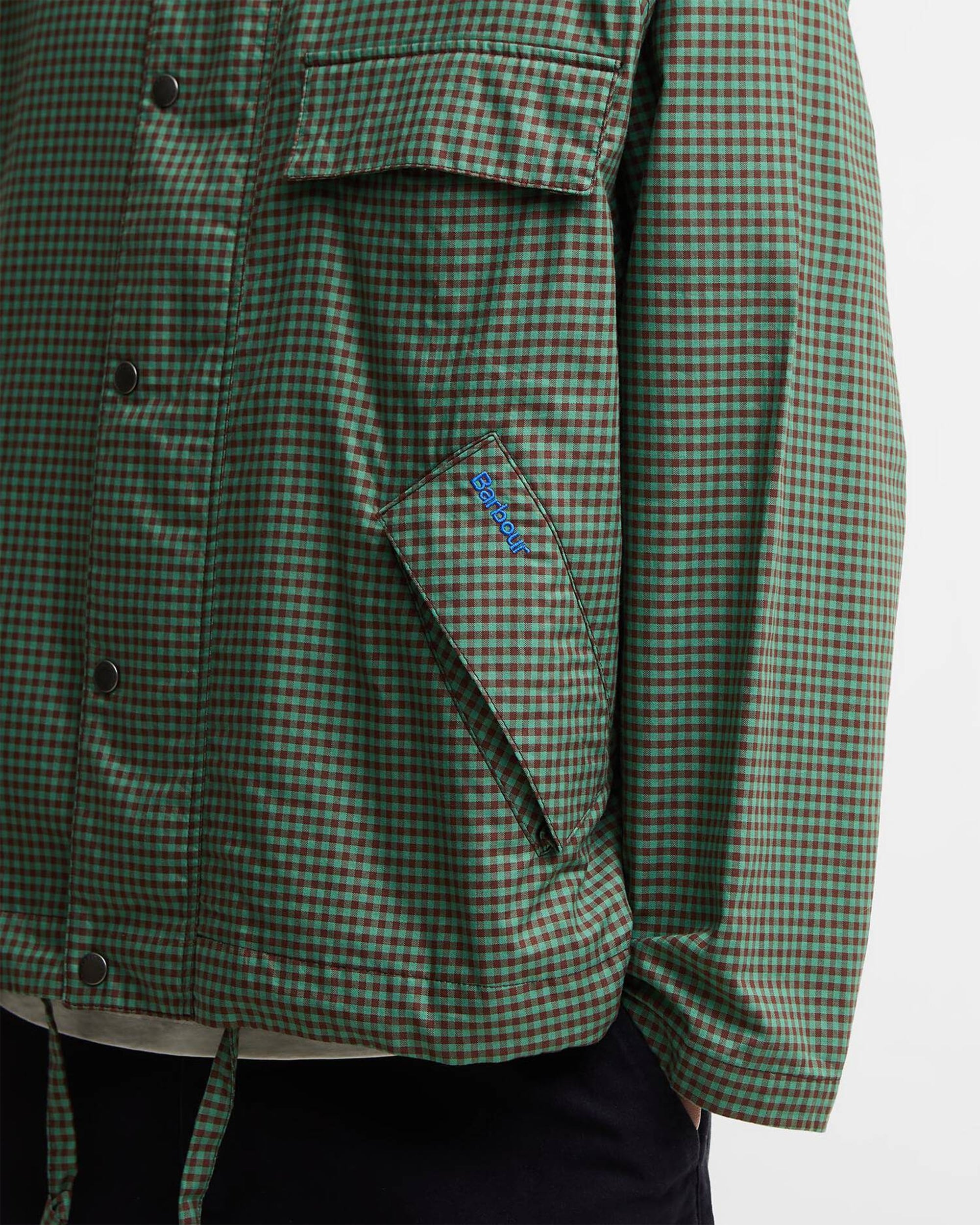 Jackets Coats Barbour x Paul Smith Transport Plaid Oversize Men's Light Jacket - MCA1128GN52