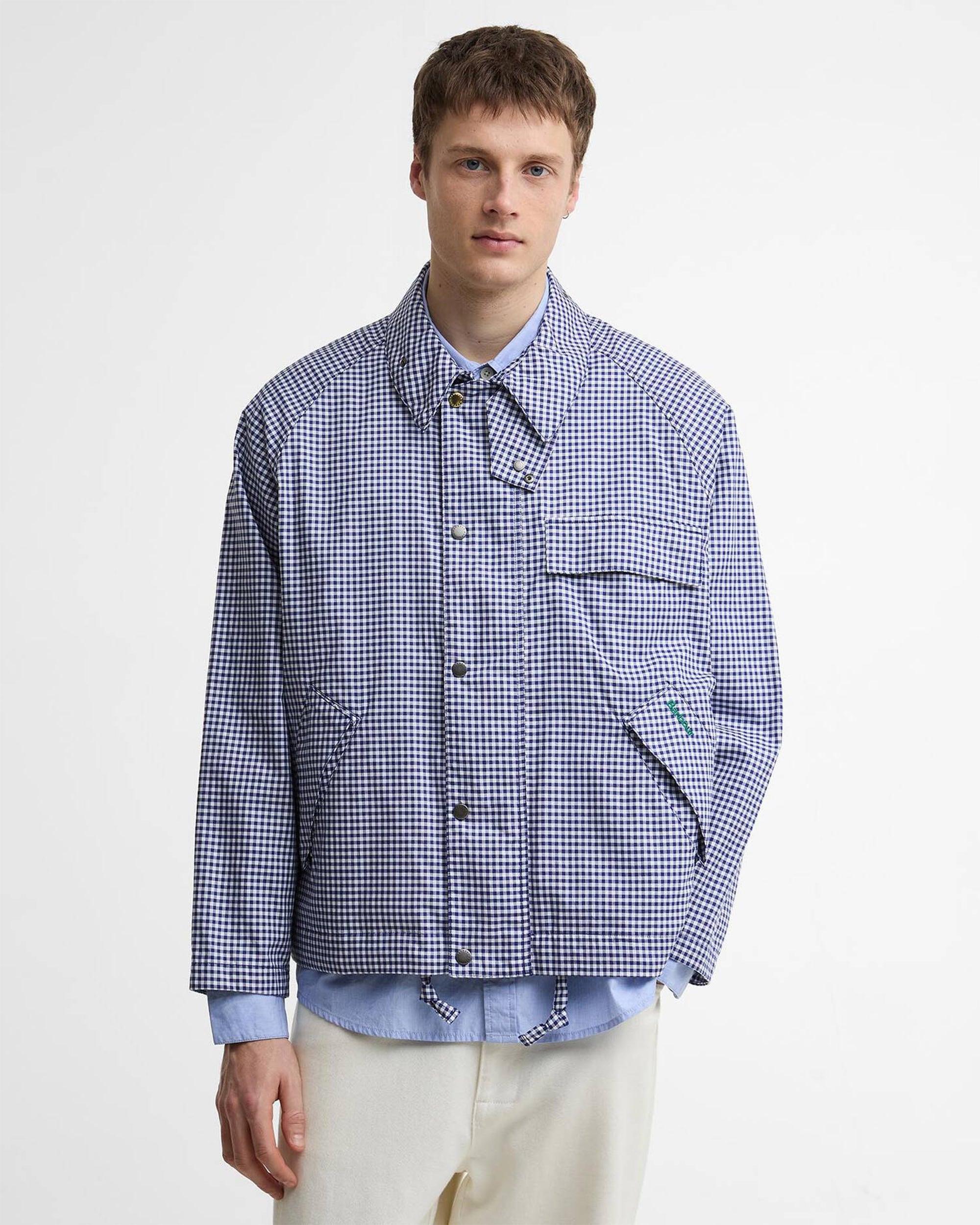 Jackets Coats Barbour x Paul Smith Transport Plaid Oversize Men's Light Jacket - MCA1128NY71