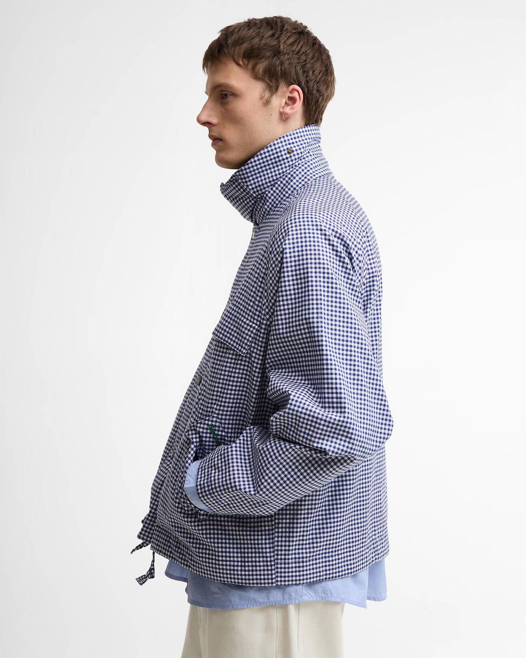 Jackets Coats Barbour x Paul Smith Transport Plaid Oversize Men's Light Jacket - MCA1128NY71