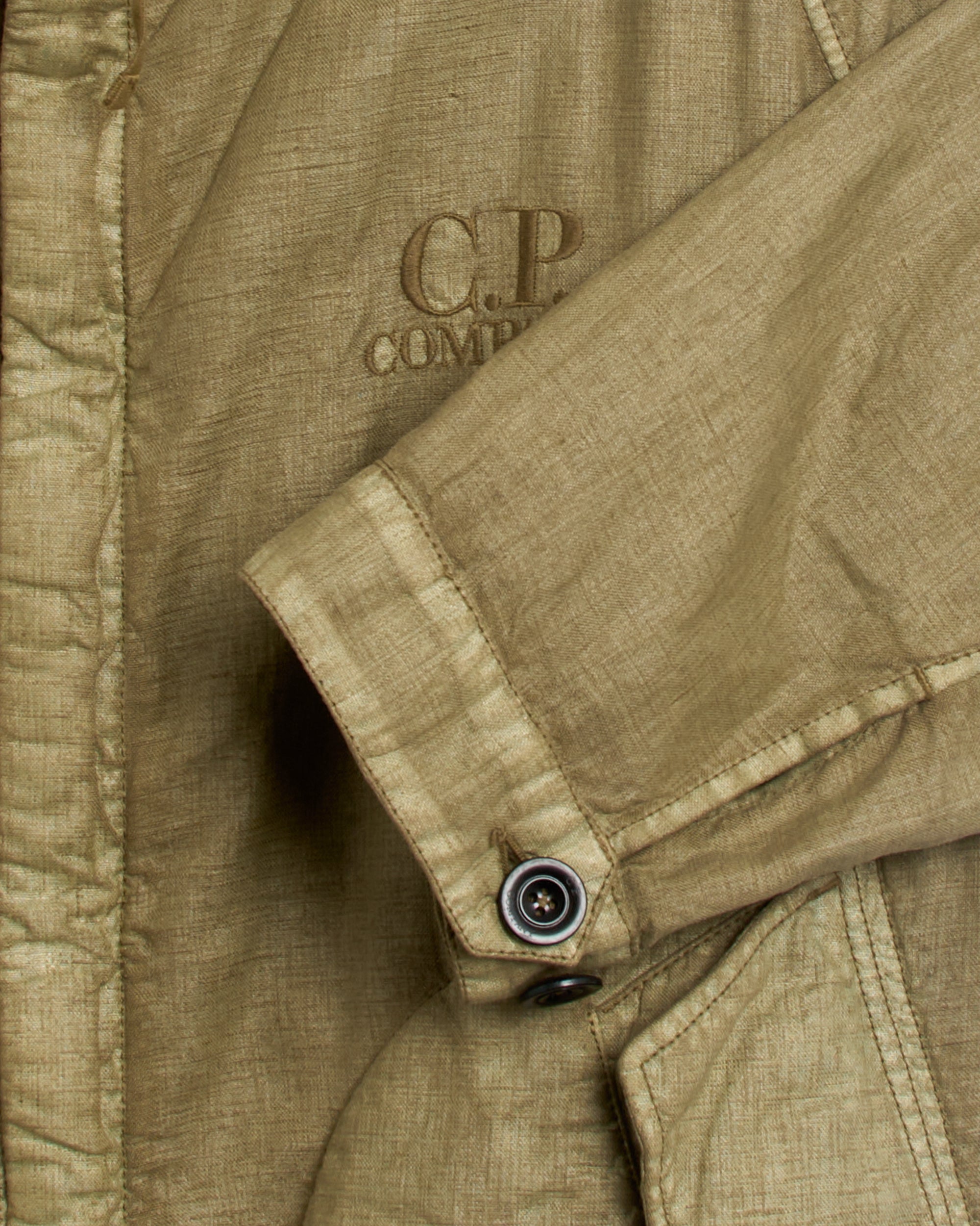 Jackets Coats CP Company Men's Lino Wax Goggle Jacket Men's Jacket - 18CMOW202A006284G-305