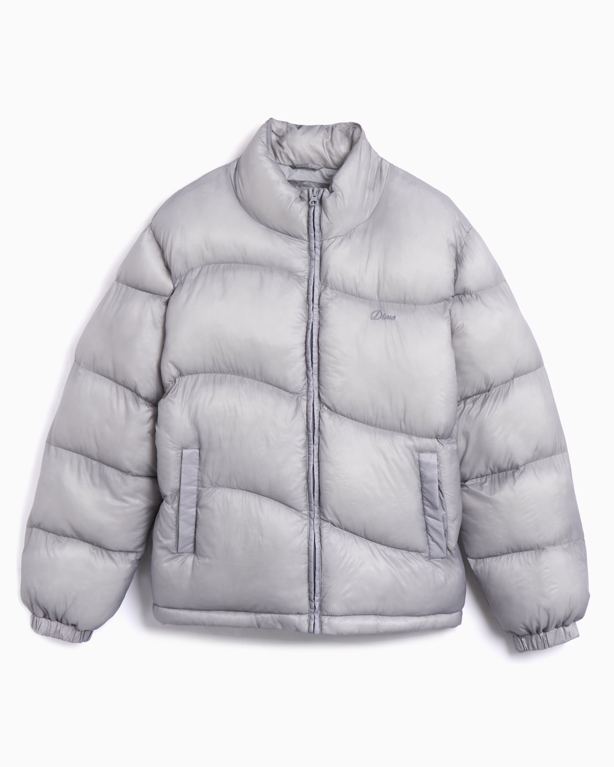 Jackets Coats Dime MTL Classic Ripstop Men's Puffer Jacket Men's Down Jacket - DIMEHO242SIL