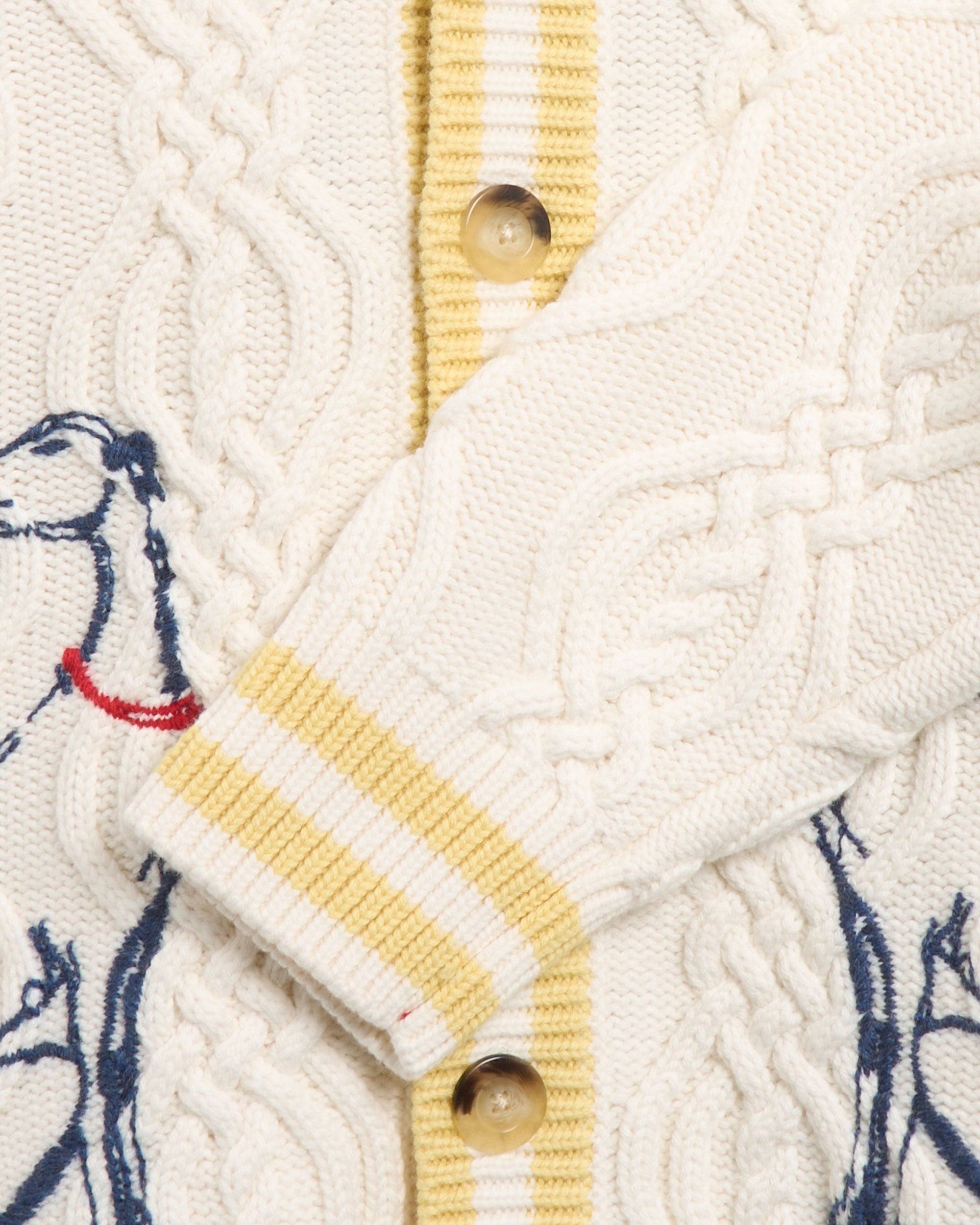 Jackets Coats Drôle de Monsieur Medicis Men's Cardigan Relaxed Men's Cardigan - CA142-WO023-CM