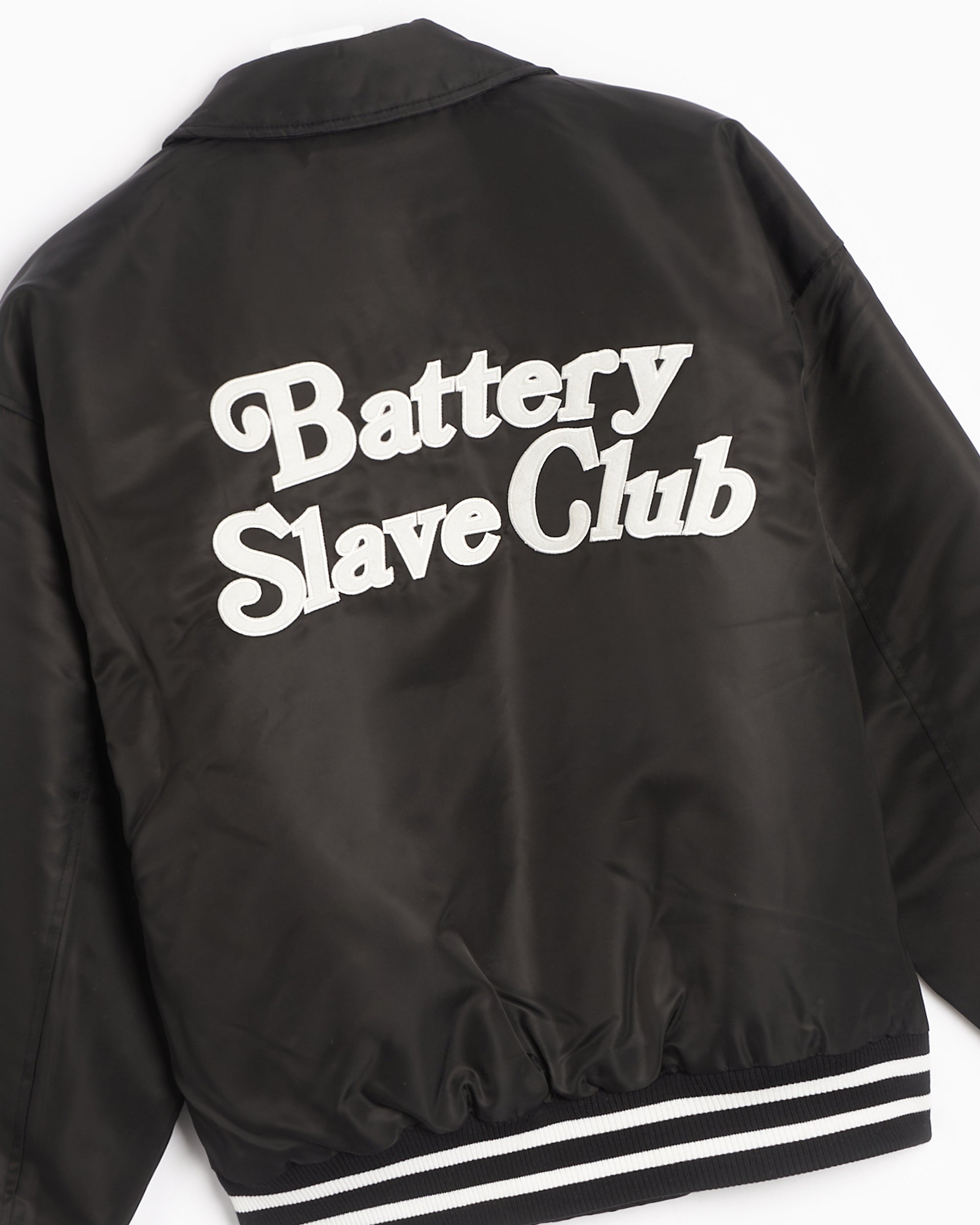Jackets Coats Extraordinary® Extraordinary® Battery Slave Club Men's Varsity Jacket Men's Varsity Jacket - EX23SPJK003BK