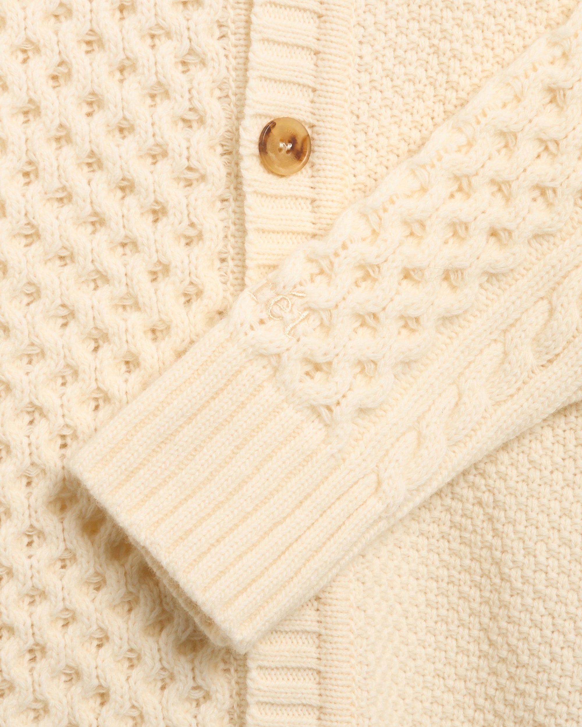 Jackets Coats Forét Hybrid Men's Cable Cardigan Men's Cardigan - F4262-CLOUD