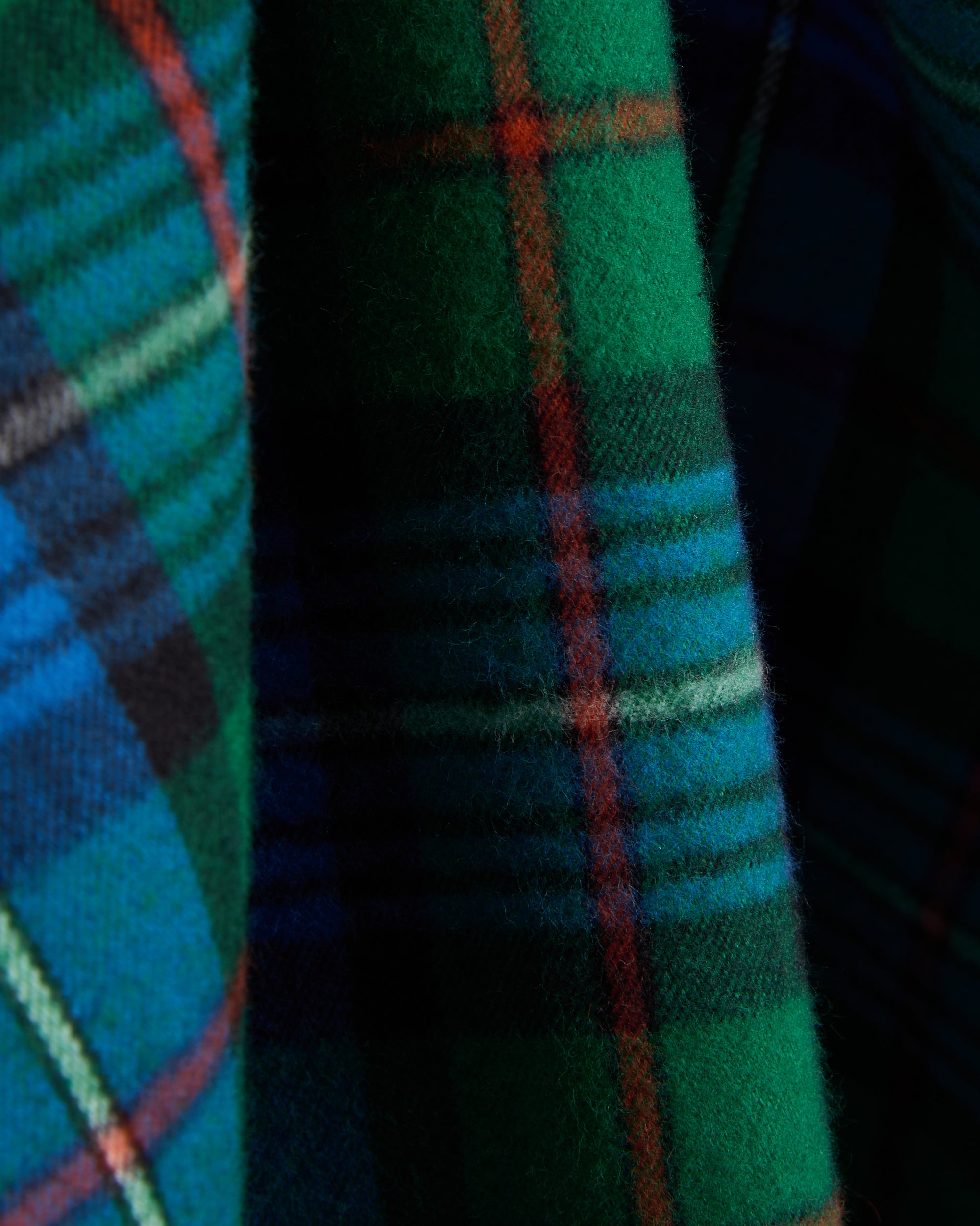 Jackets Coats Howlin' Swing Plaid Boxy Men's Light Jacket - Boxy-Swing-Jacket-Cord-Neck-Tartan