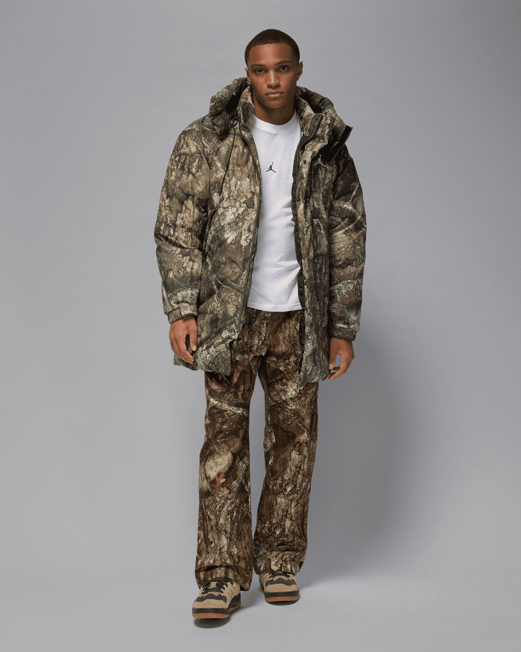 Jackets Coats Jordan Flight Therma-FIT Camo Print Relaxed Men's Down Jacket - IB4517-222