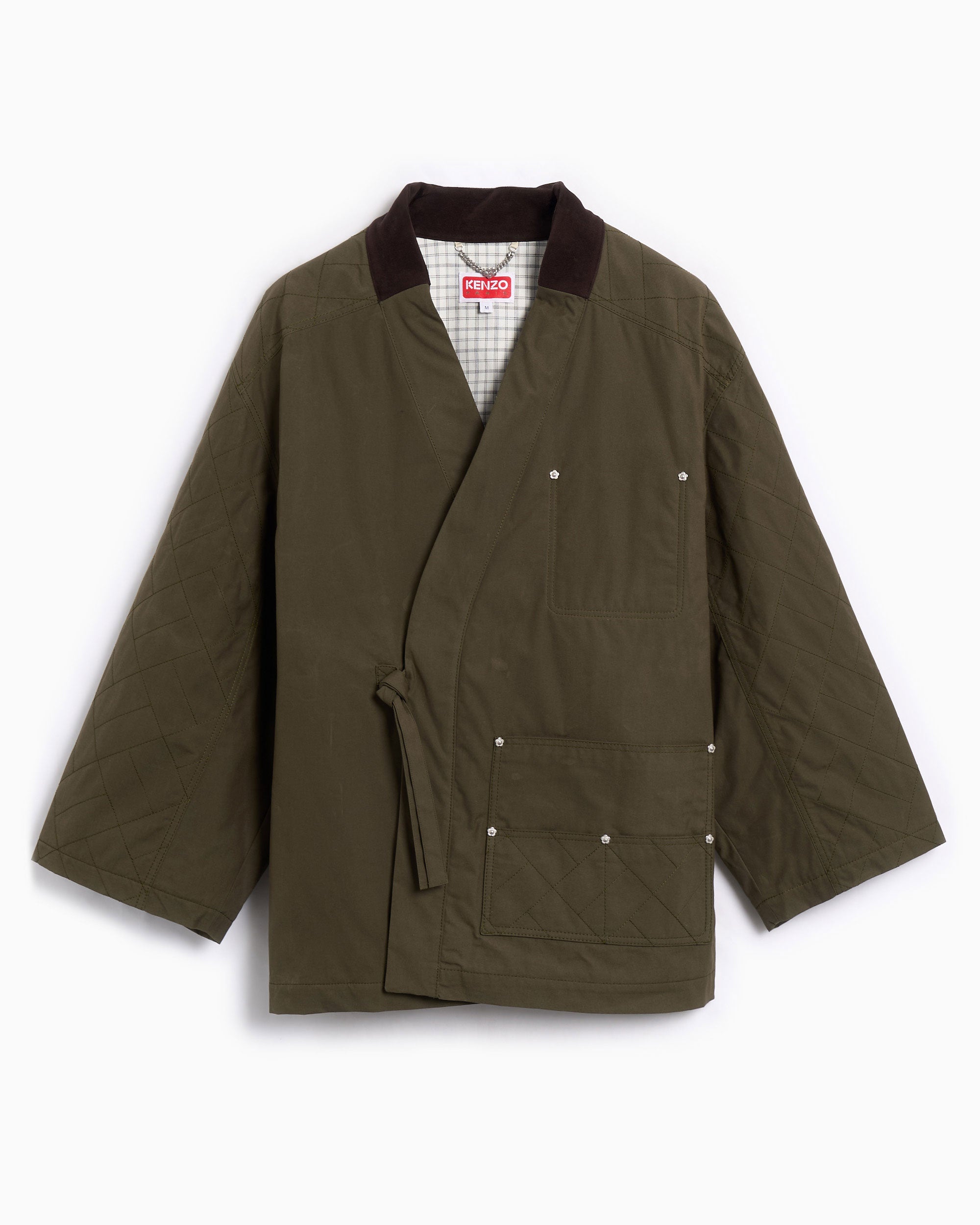Kenzo Weave Kimono Oversize Lichte Jas voor heren