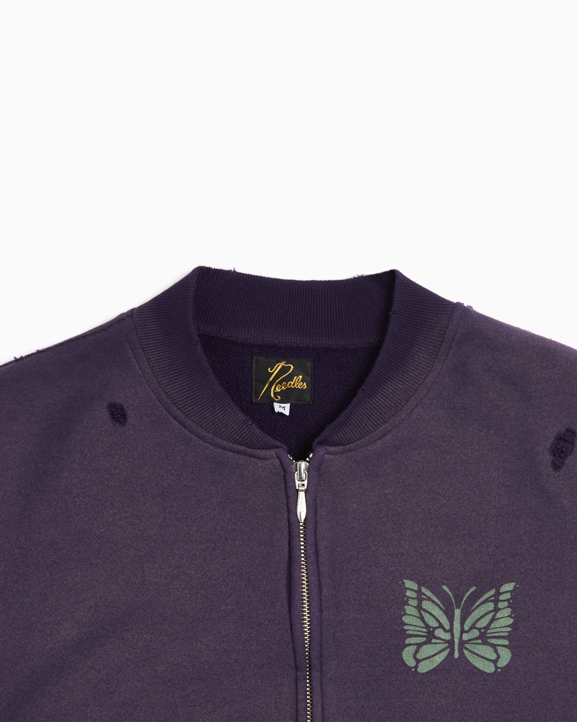 Jackets Coats Needles Deconstructed Logo Relaxed Men's Track Jacket - SX430-B-Purple