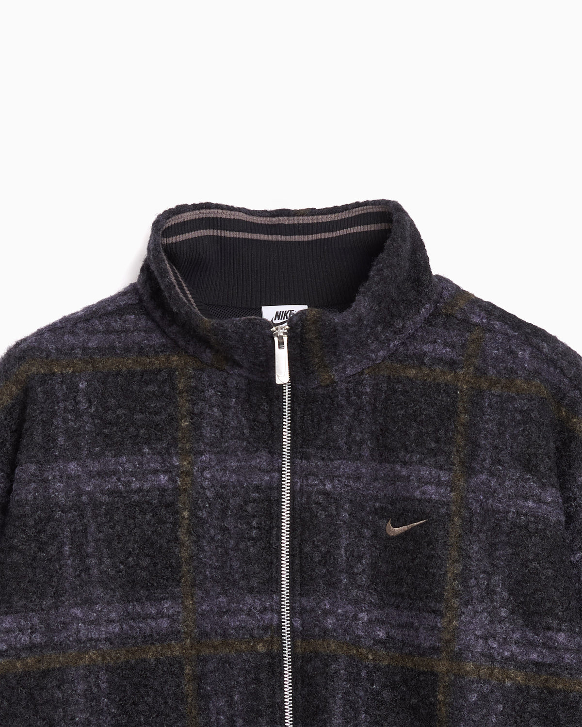 Jackets Coats Nike Sportswear Plaid Women's Fleece Jacket - IQ8268-010