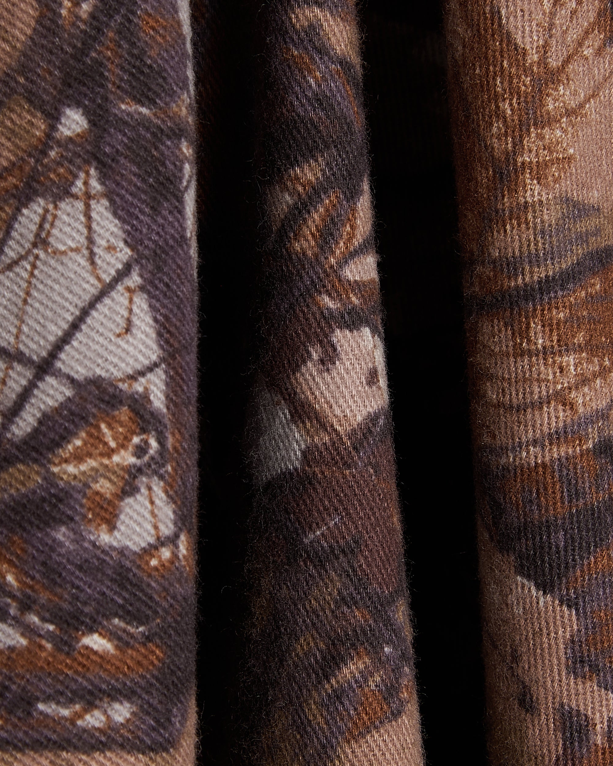 Jackets Coats OBEY Clothing Fence Camo Print Relaxed Men's Overshirt - 181200422-FNC