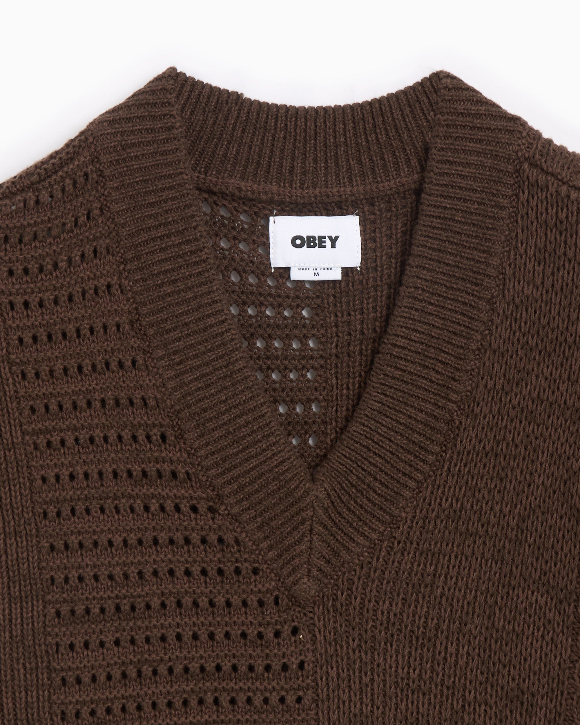 Jackets Coats OBEY Clothing Garret Men's Sweater Vest Men's Vest - 151000097-JVA