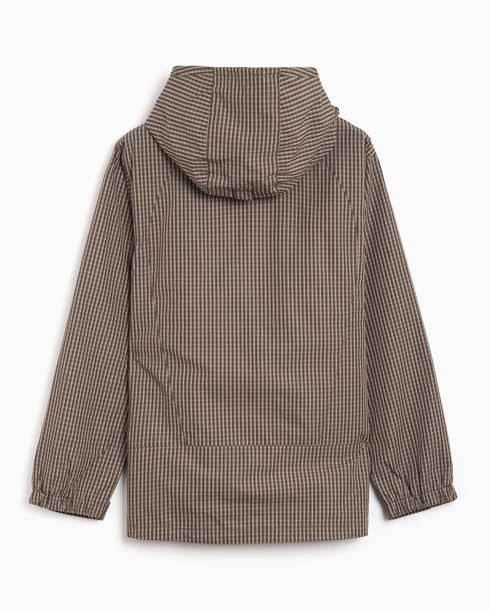 Jackets Coats OBEY Clothing Obsidian Plaid Relaxed Men's Rain Jacket - 121800639-VVR