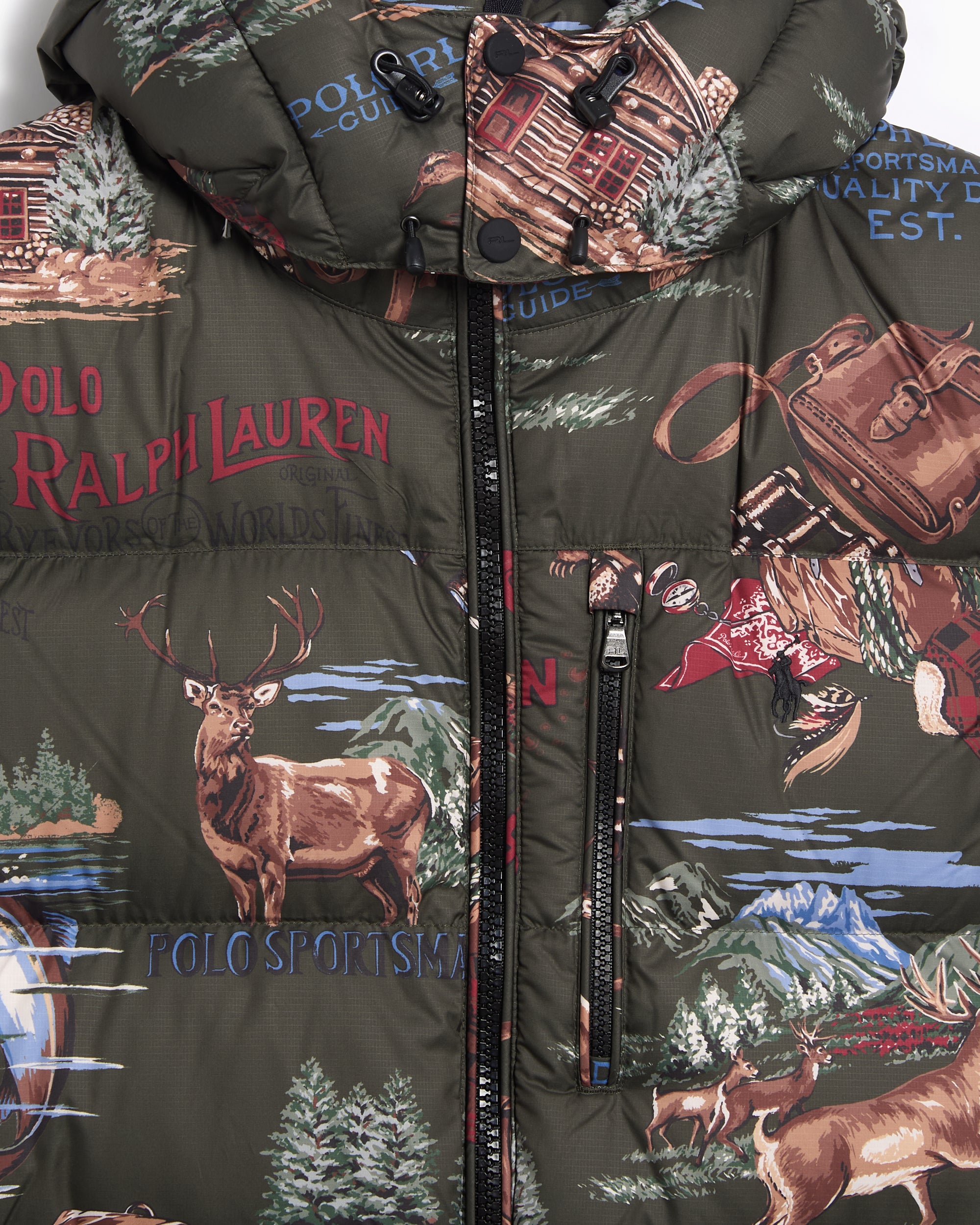 Jackets Coats Polo Ralph Lauren Gorham Sportsman Ripstop Graphic Men's Down Jacket - 710977071001