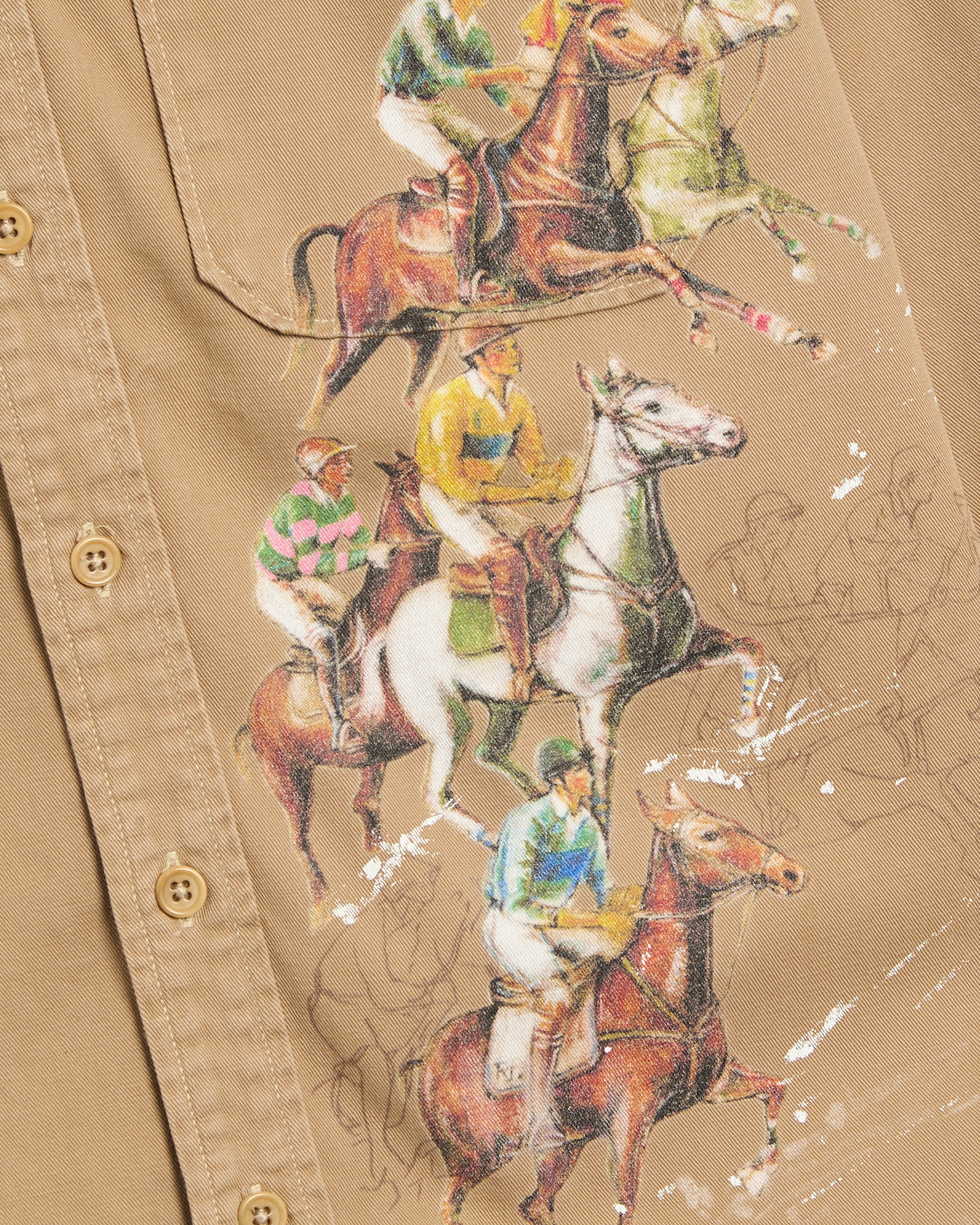 Jackets Coats Polo Ralph Lauren Graphic Relaxed Men's Overshirt - 710B14277001