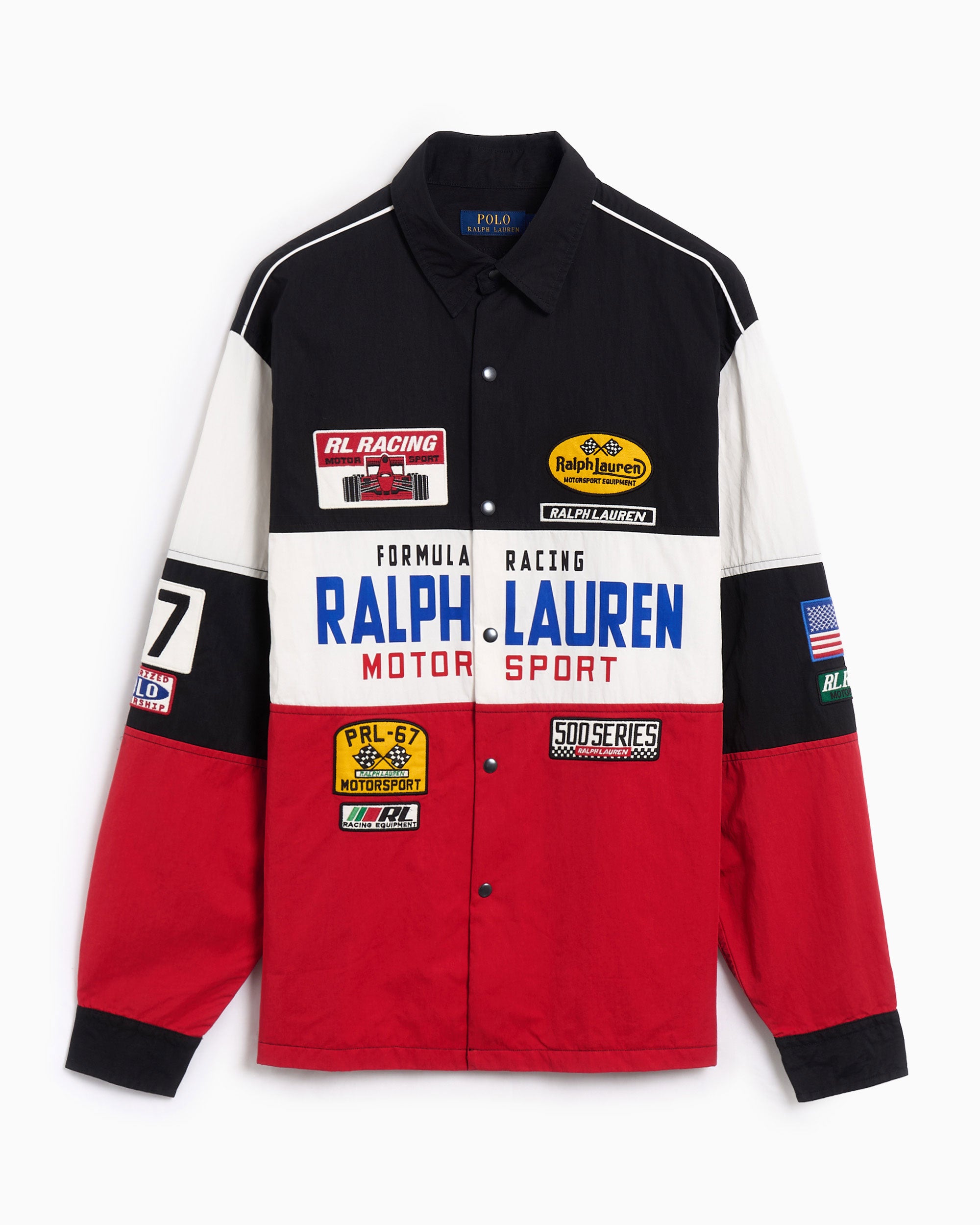 Jackets Coats Polo Ralph Lauren Racing Logo Men's Overshirt - 710973363001