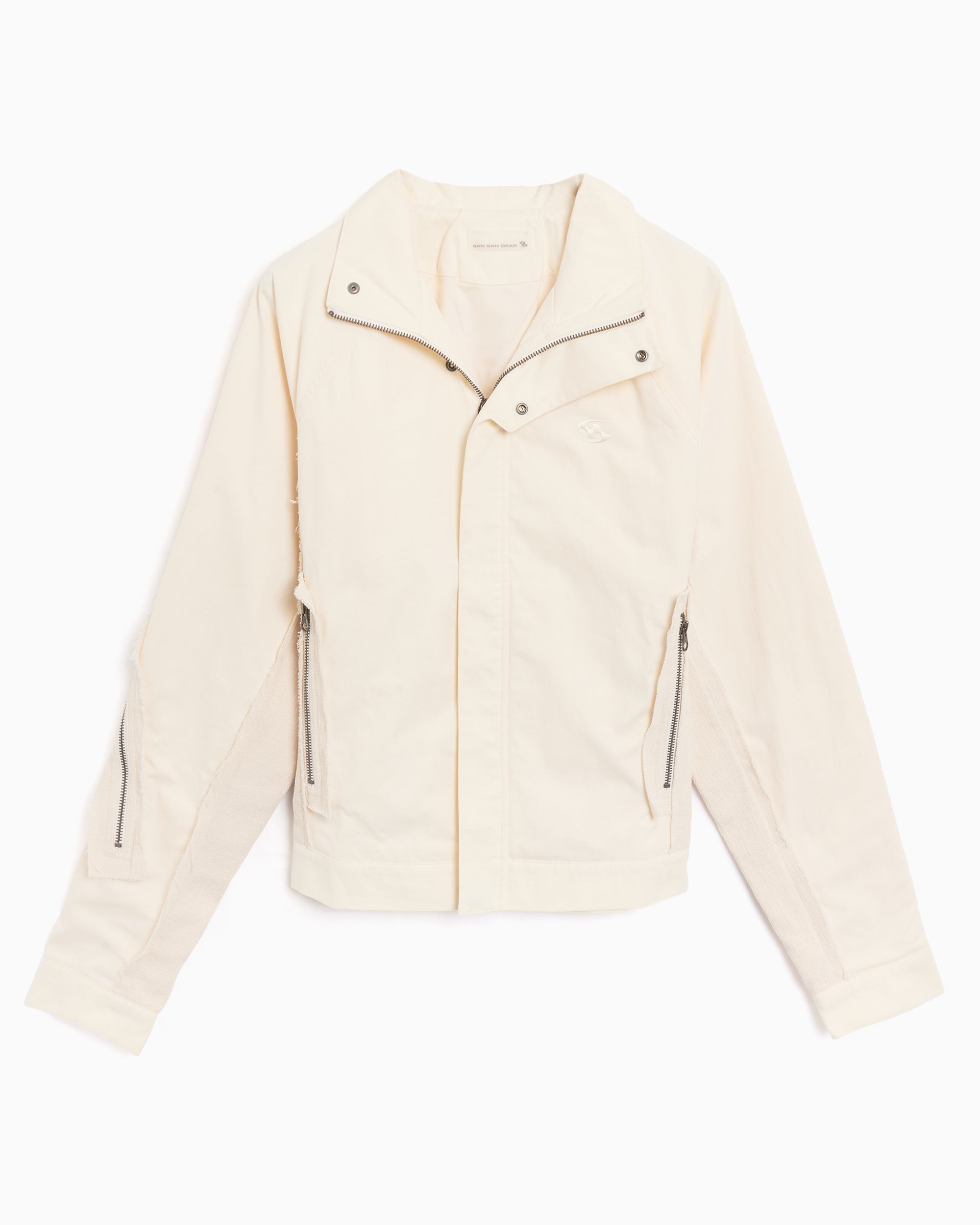 Jackets Coats SAN SAN GEAR Affine Curve Men's Light Jacket - SG2503JK12-IVORY