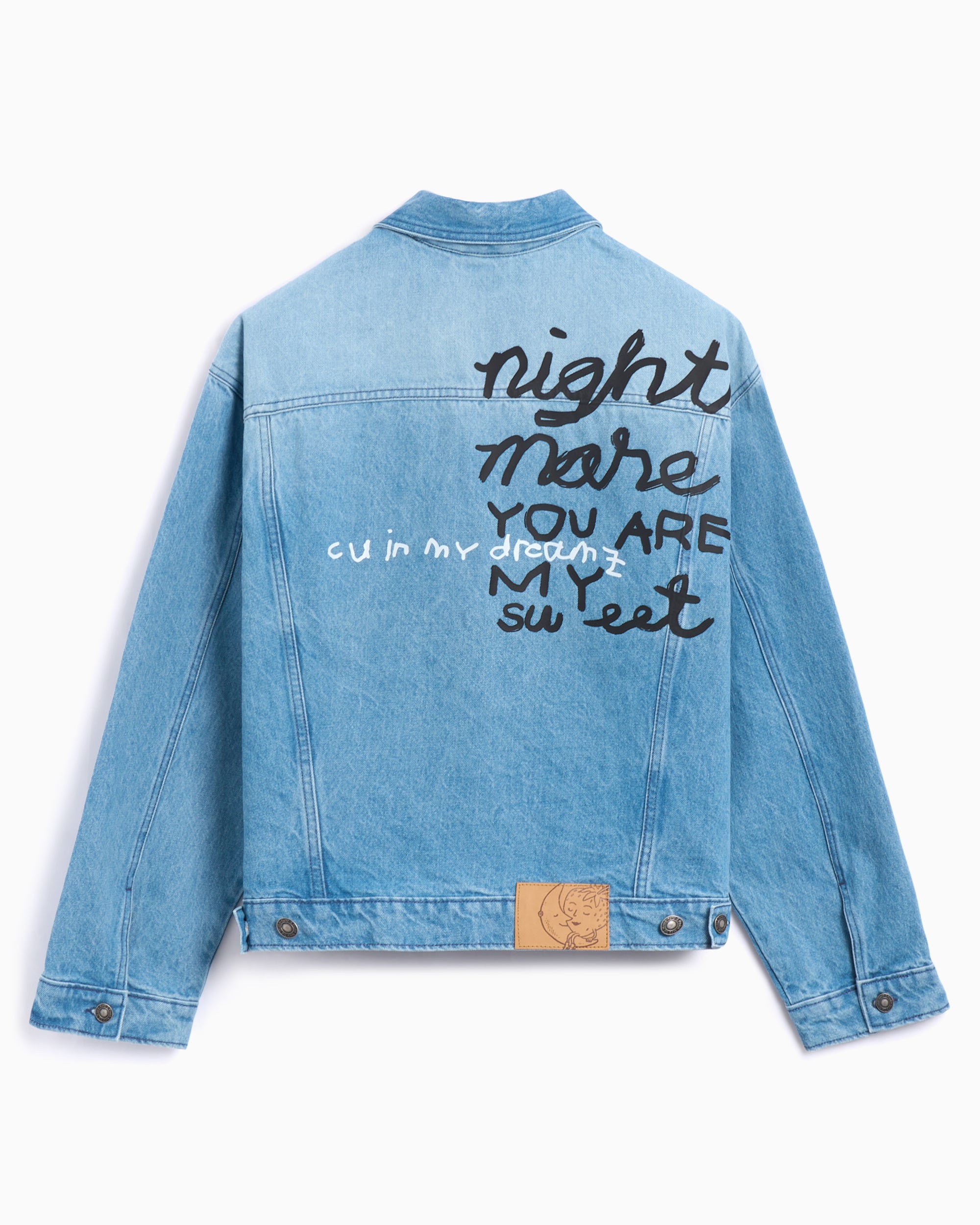 Jackets Coats Sky High Farm Workwear Sweet Dreams Denim Unisex Jacket Unisex Denim Jacket - SHF07J003-1