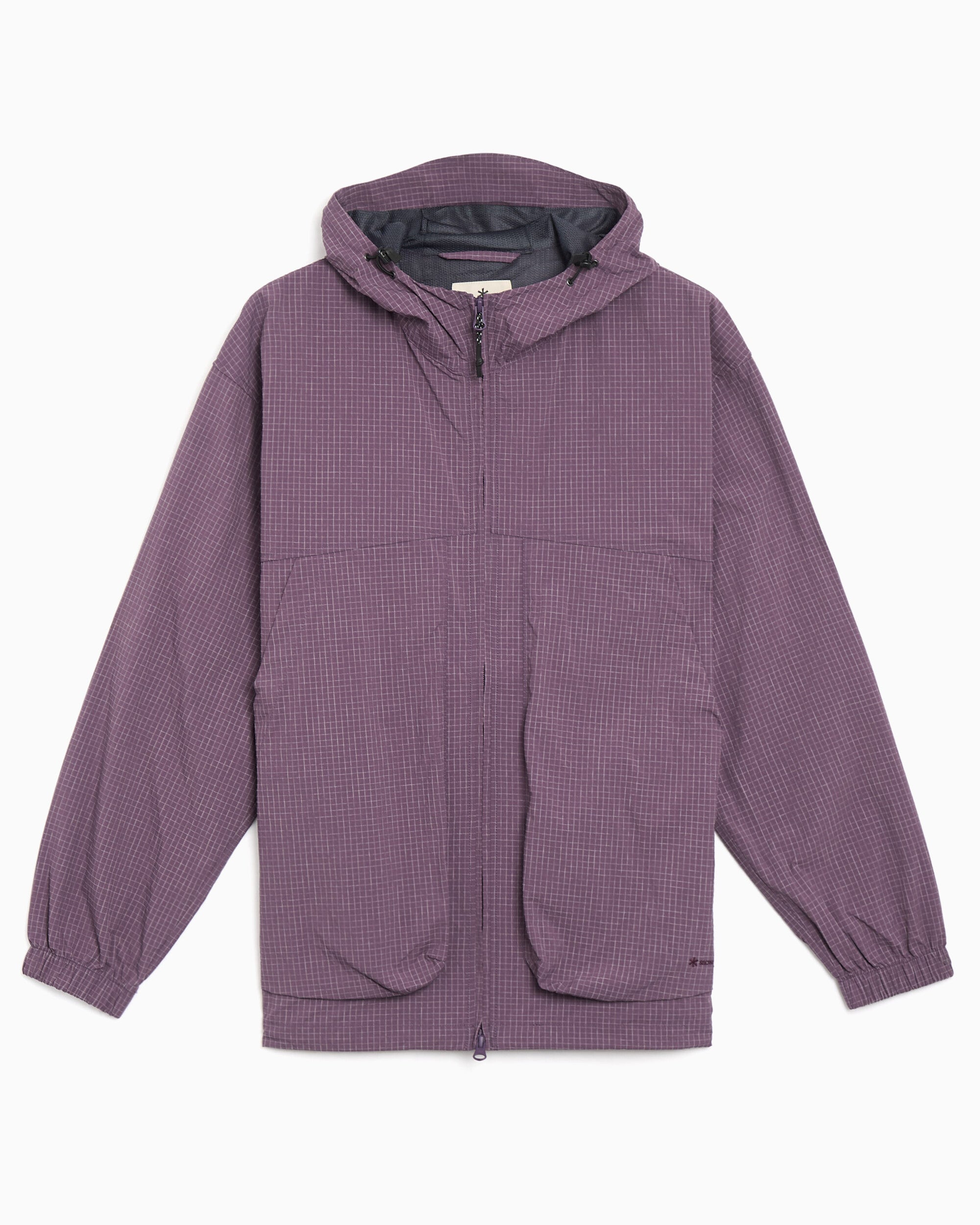 Jackets Coats Snow Peak Kasuri Ripstop Plaid Relaxed Unisex Rain Jacket - 100261JK04-084