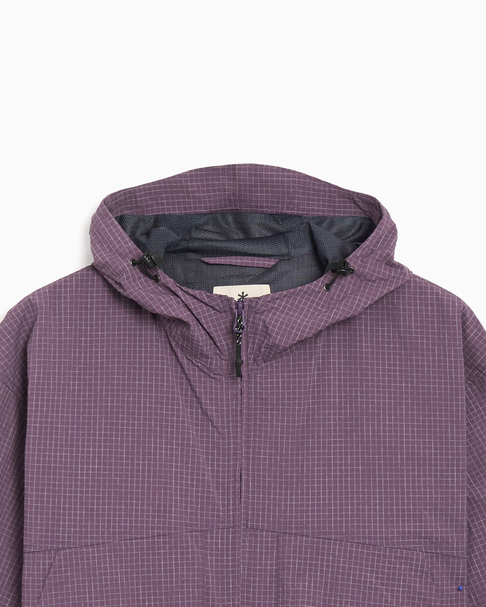 Jackets Coats Snow Peak Kasuri Ripstop Plaid Relaxed Unisex Rain Jacket - 100261JK04-084