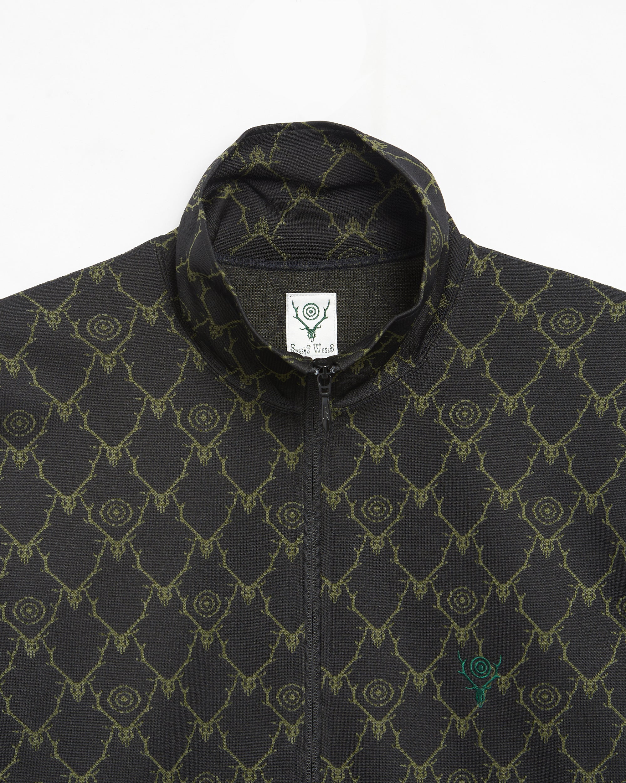 Jackets Coats South2 West8 Men's Trainer Jacket Men's Track Jacket - PU522-B-Black