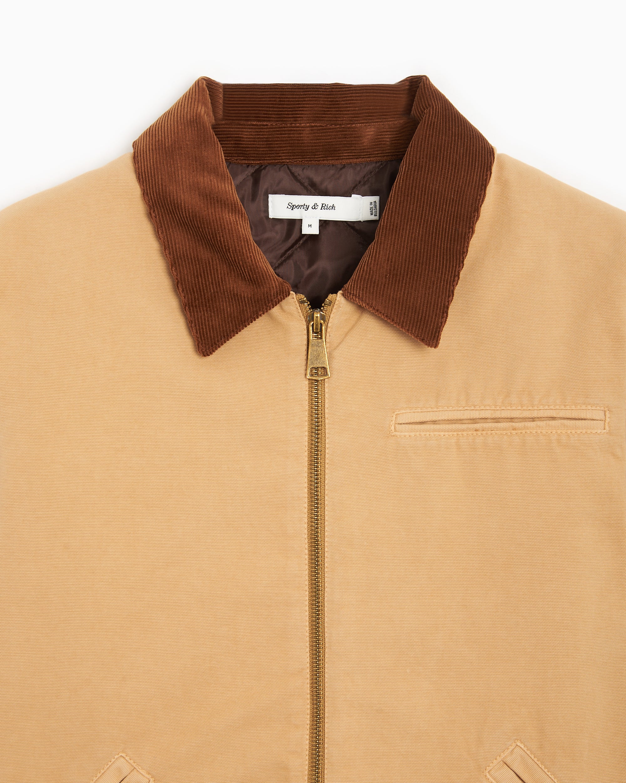 Jackets Coats Sporty & Rich SRHWC Unisex Worker Jacket Unisex Work Jacket - JAAW232BE