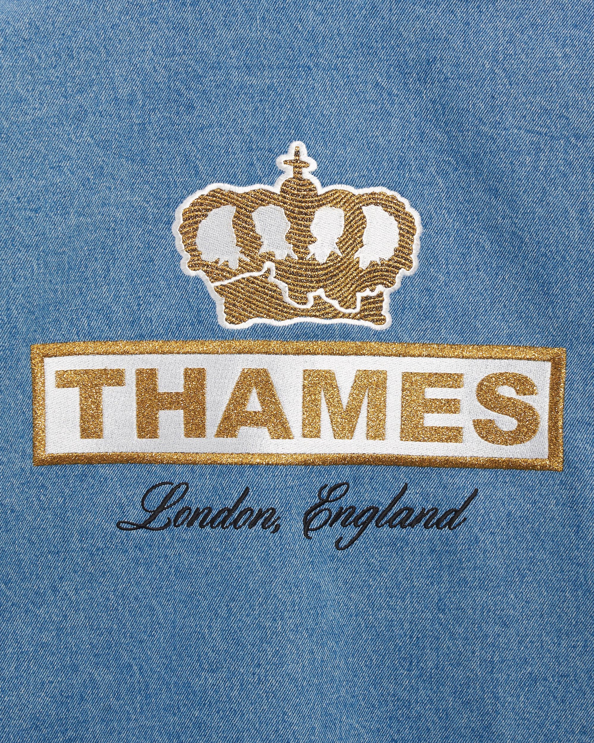 Jackets Coats THAMES MMXX. THAMES MMXX. Victor Men's Wash Denim Jacket Men's Denim Jacket - MMXX0722JKTBLU003