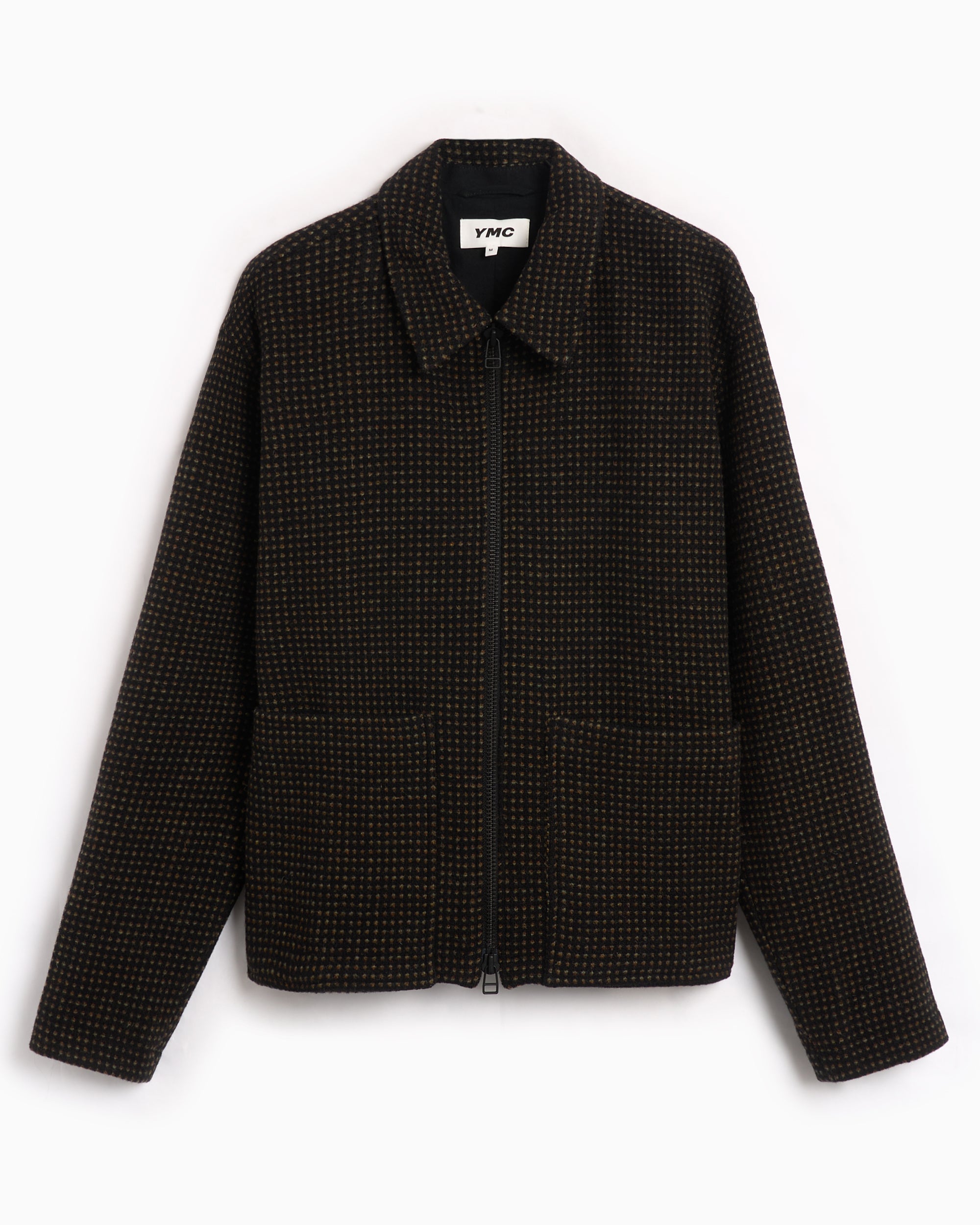 Jackets Coats YMC Bay City Men's Bomber Jacket Men's Bomber - P5XAC-BLACK/BROWN