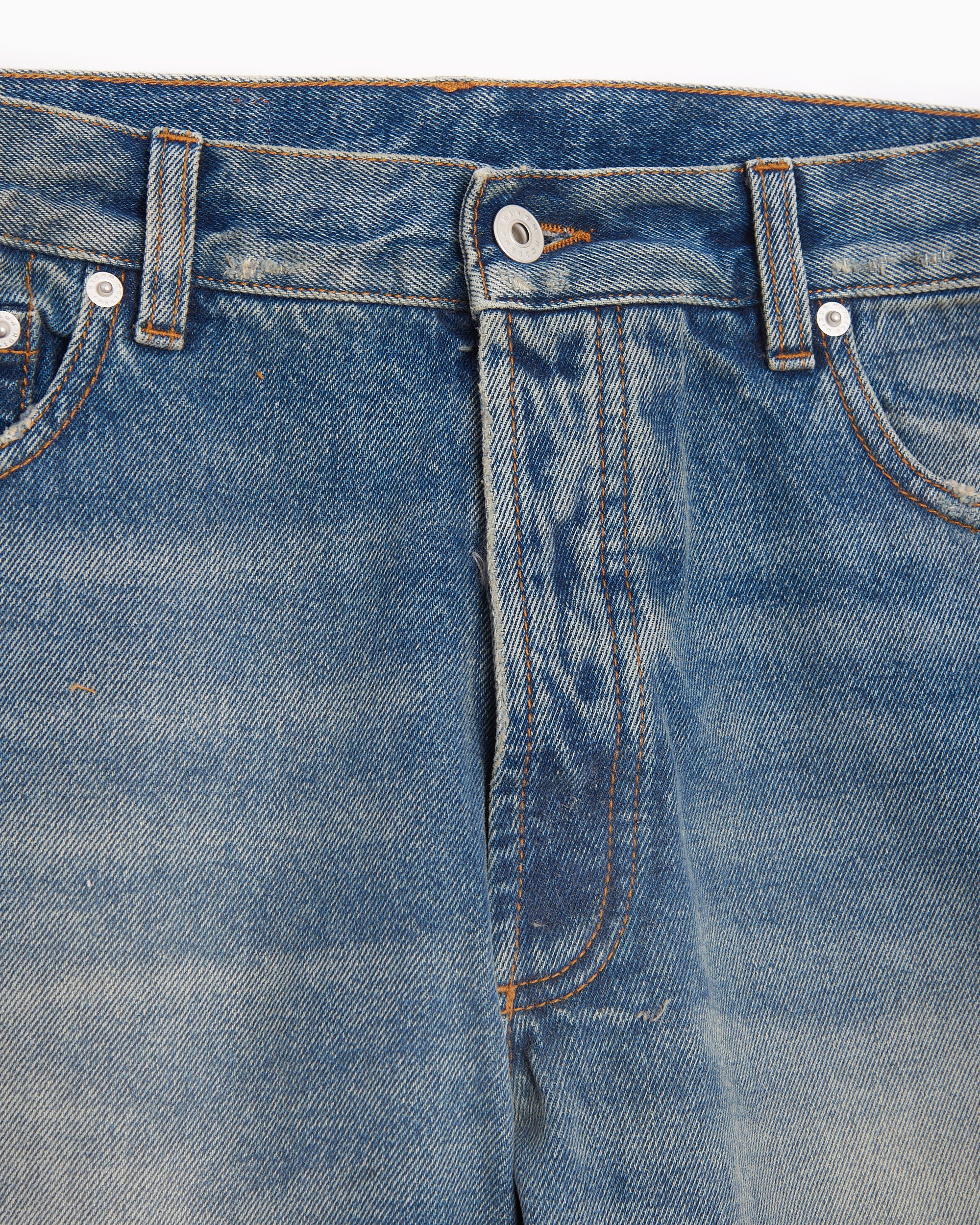 Jeans Heron Preston Distressed Regular Men's Pants Men's Jeans - HMYA011F22DEN0034000