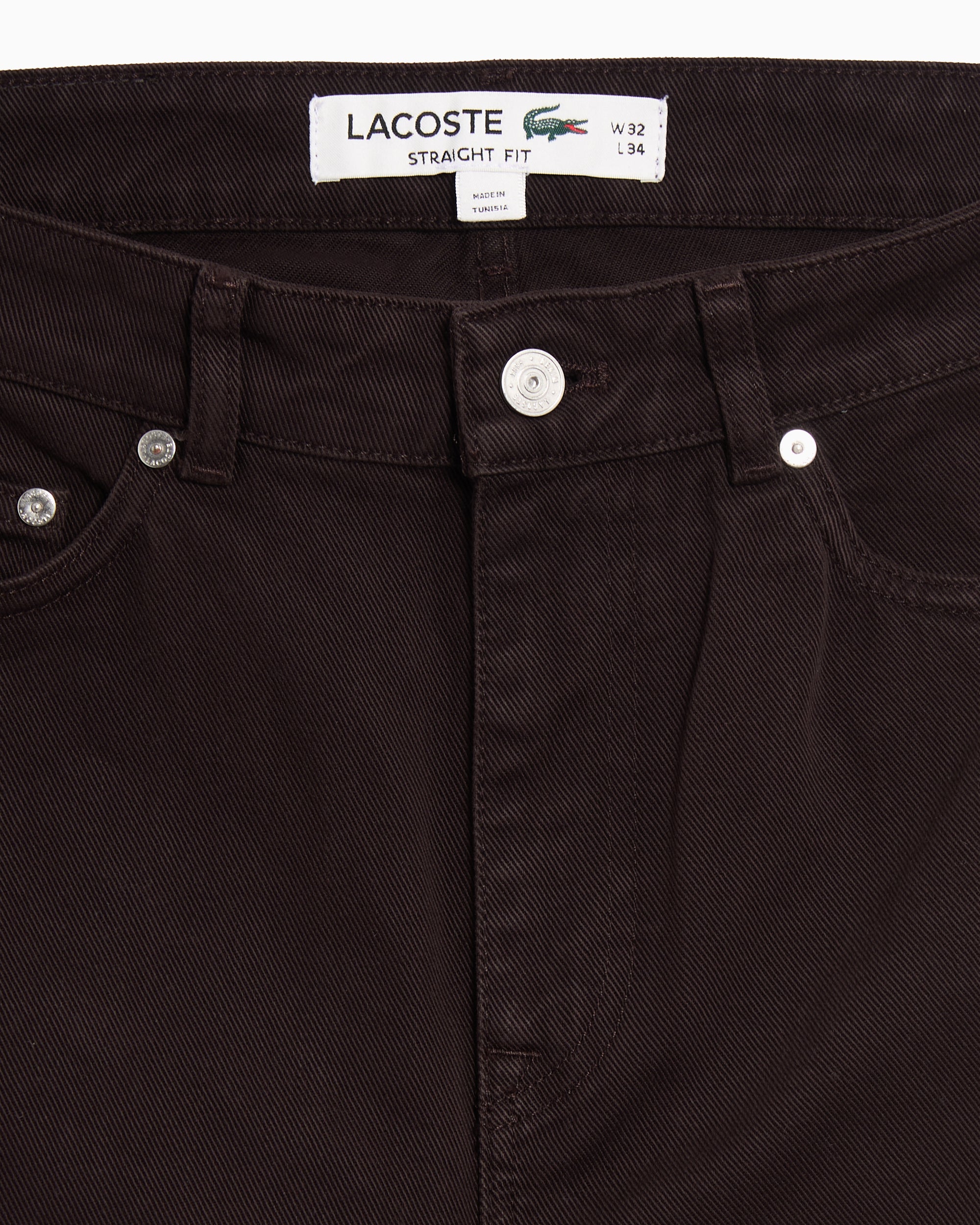 Jeans Lacoste Straight Men's Jeans - HH0717-00-3LA