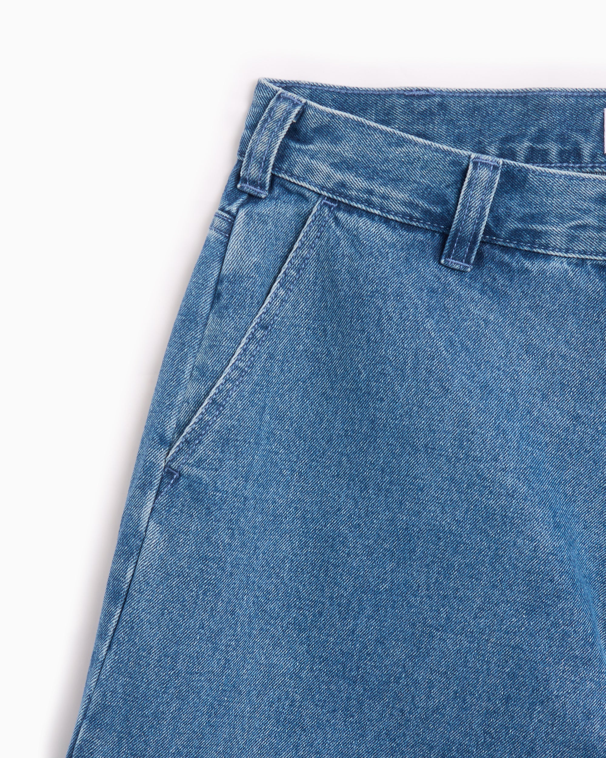 Jeans OBEY Clothing Bigwig Double Knee Worker Men's Denim Pants Relaxed Men's Jeans - 142010098-LIN