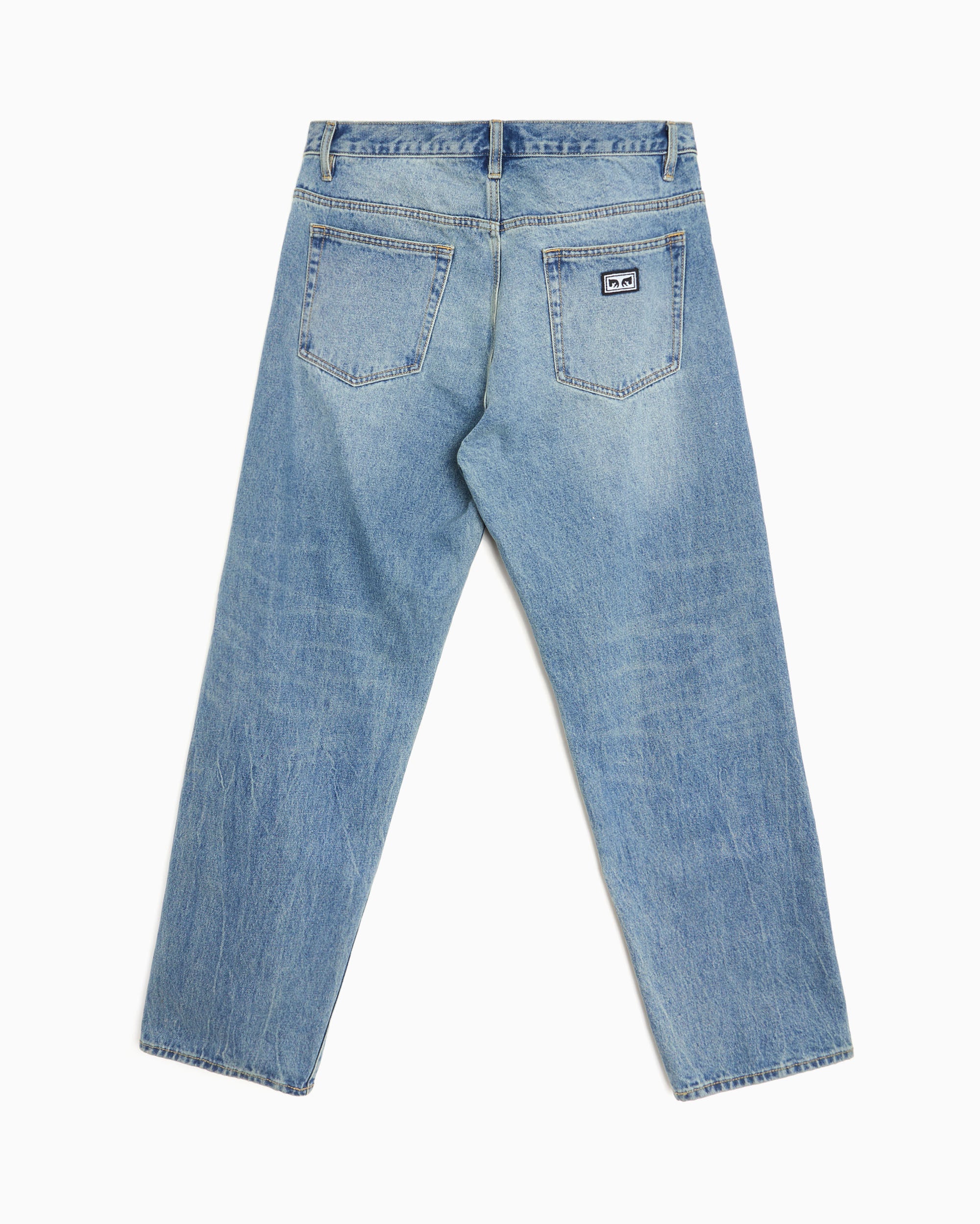 Jeans OBEY Clothing Boxcar Straight Men's Jeans - 142010119-HVI